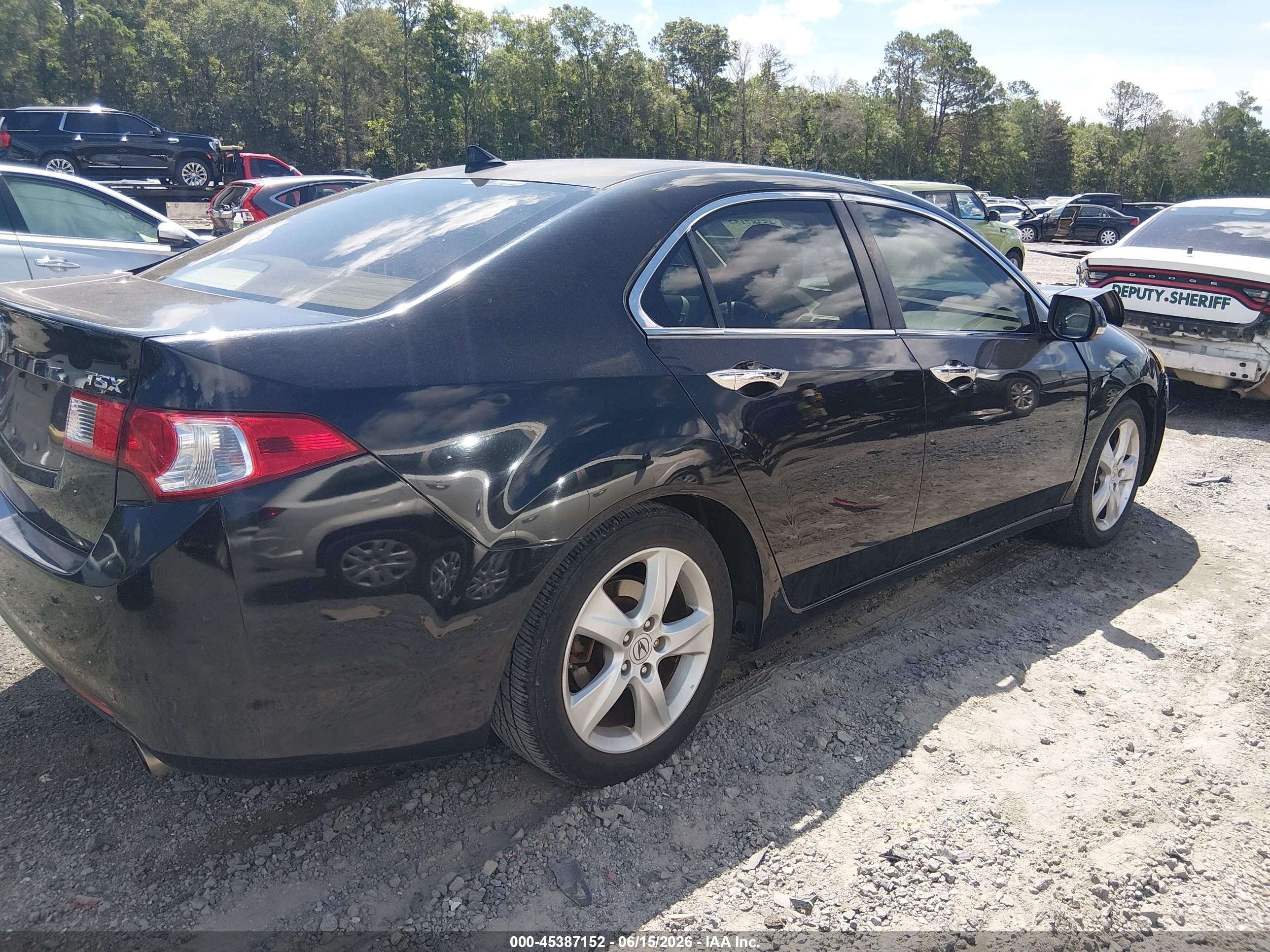 2010 Acura Tsx 2.4 Black vin: JH4CU2F63AC041231