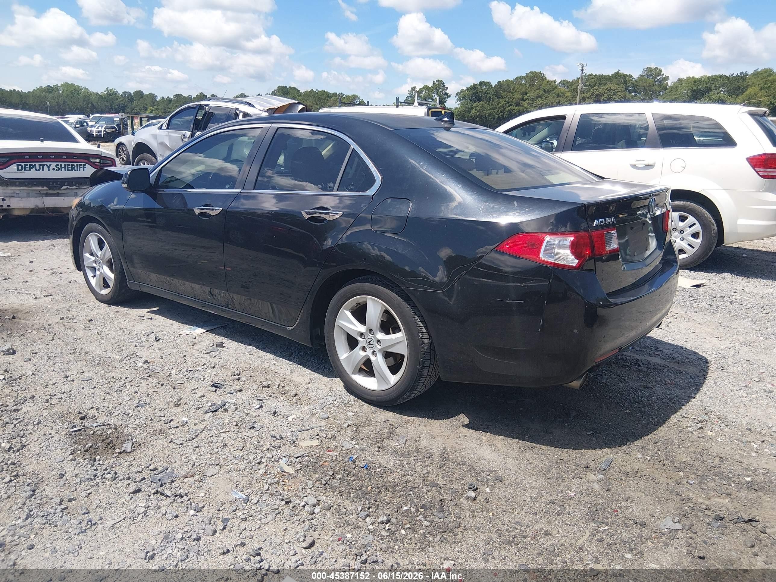 2010 Acura Tsx 2.4 Black vin: JH4CU2F63AC041231