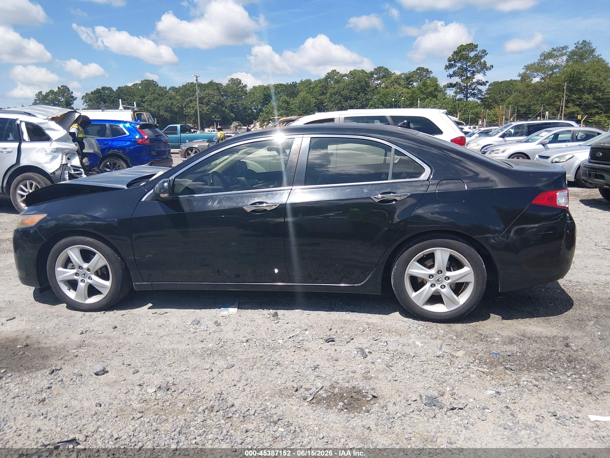 2010 Acura Tsx 2.4 Black vin: JH4CU2F63AC041231