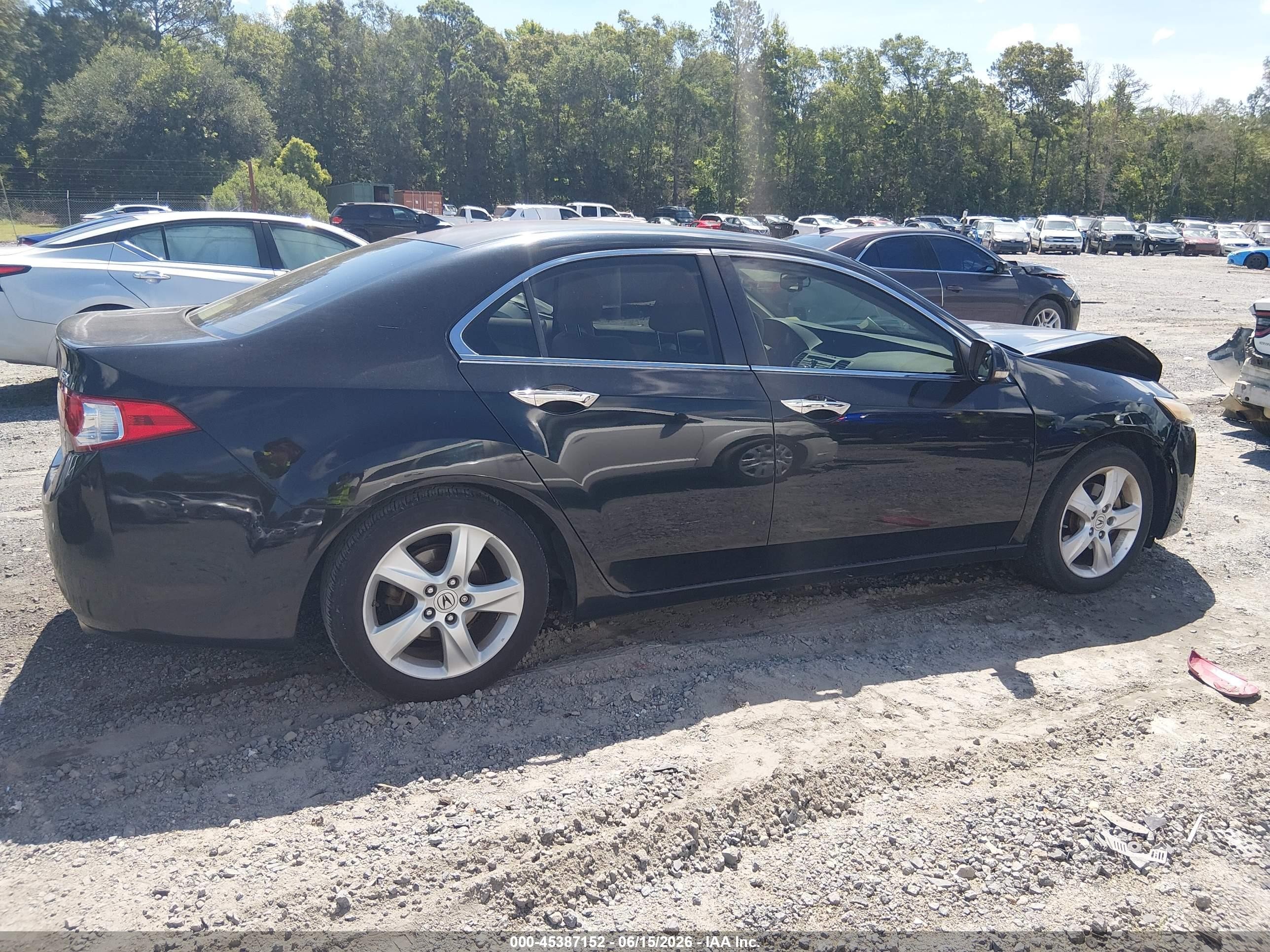 2010 Acura Tsx 2.4 Black vin: JH4CU2F63AC041231