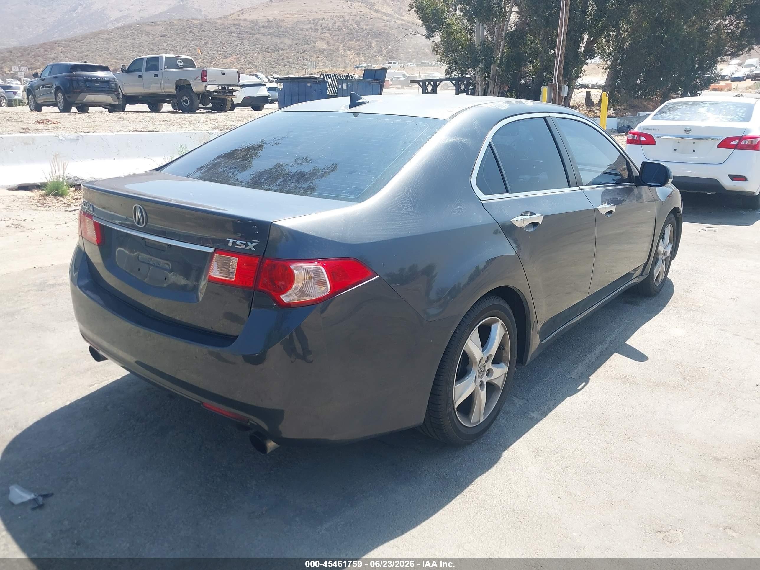 2011 Acura Tsx 2.4 Gray vin: JH4CU2F63BC004536