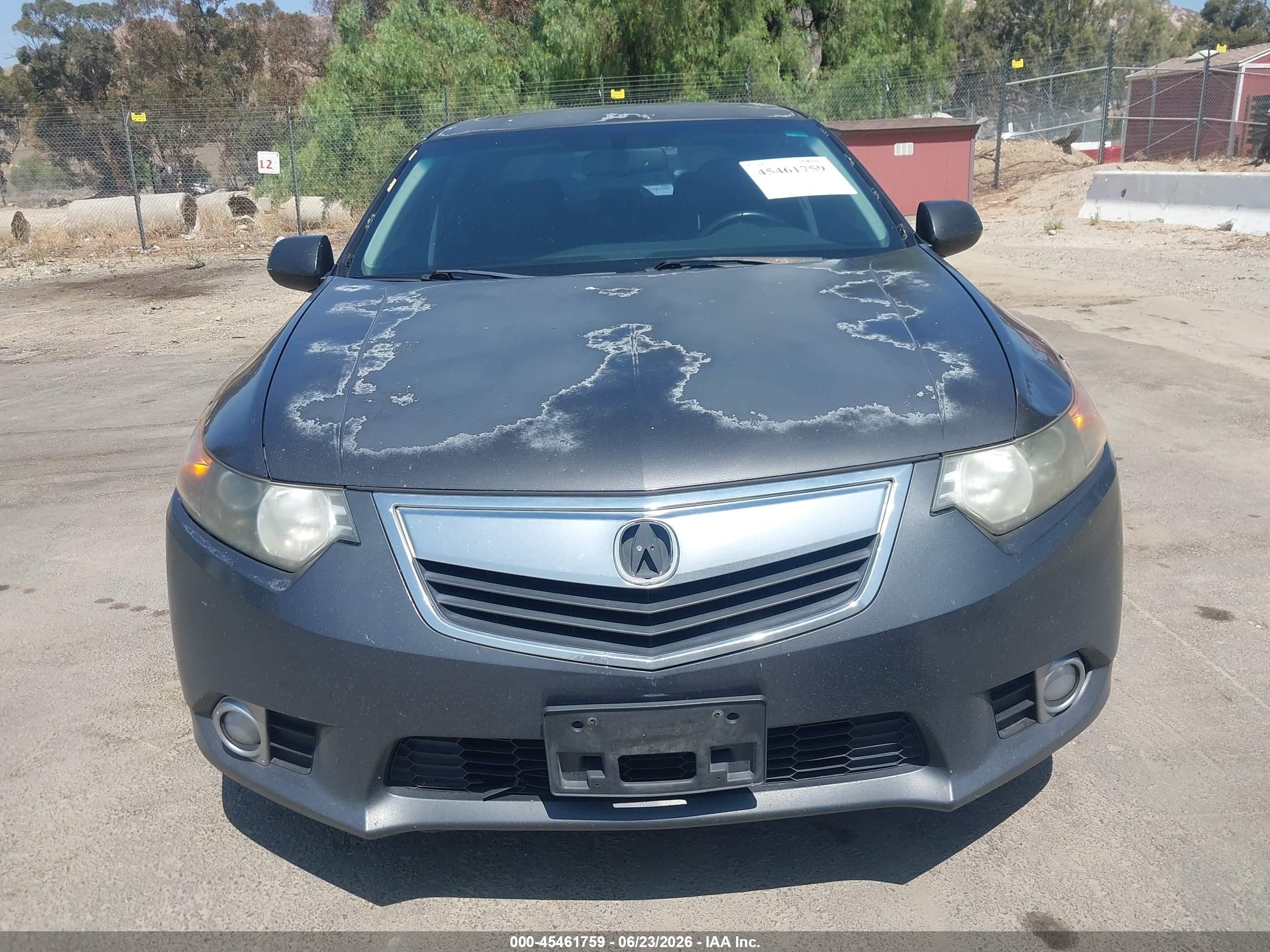 2011 Acura Tsx 2.4 Gray vin: JH4CU2F63BC004536