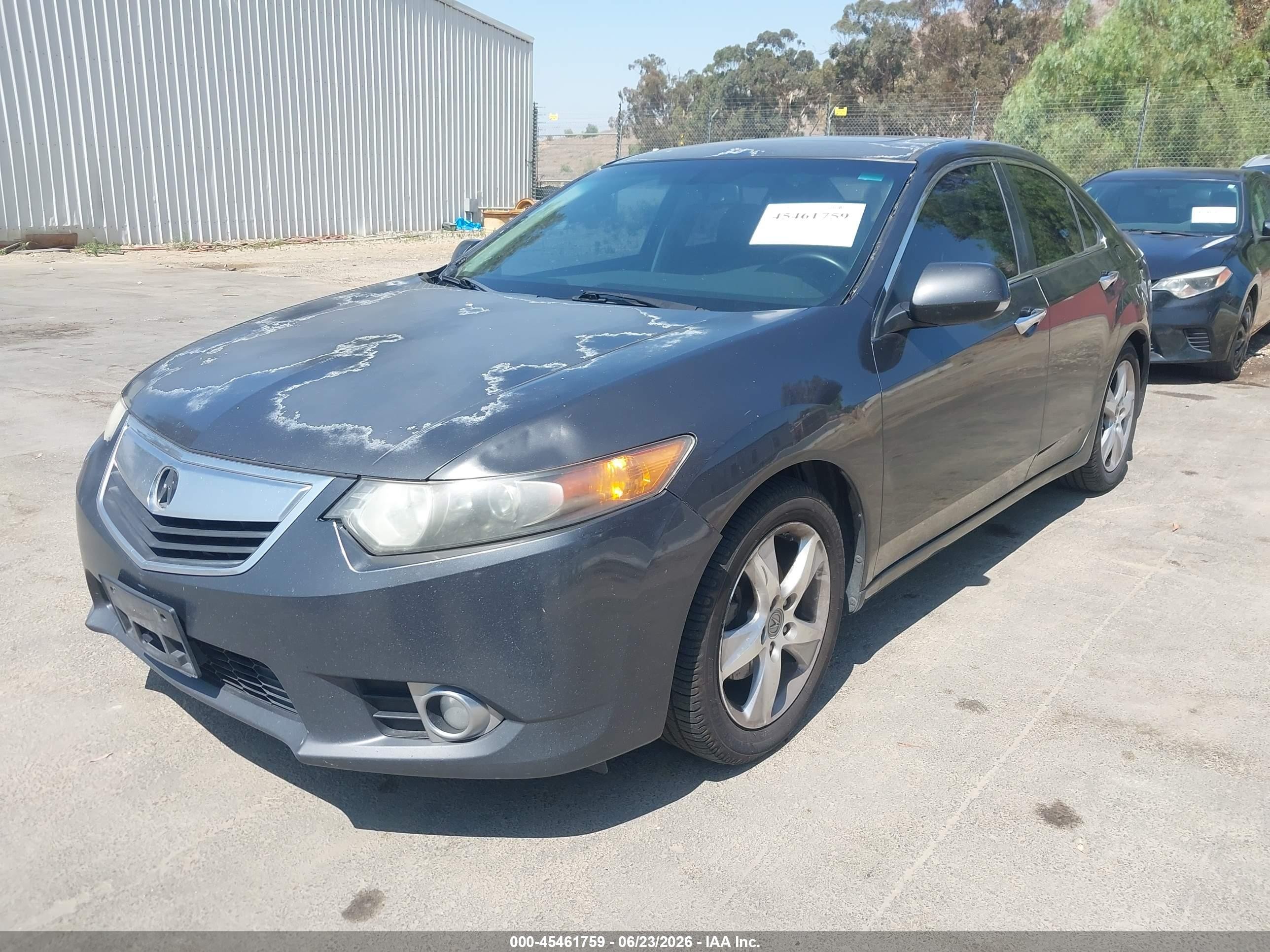 2011 Acura Tsx 2.4 Gray vin: JH4CU2F63BC004536