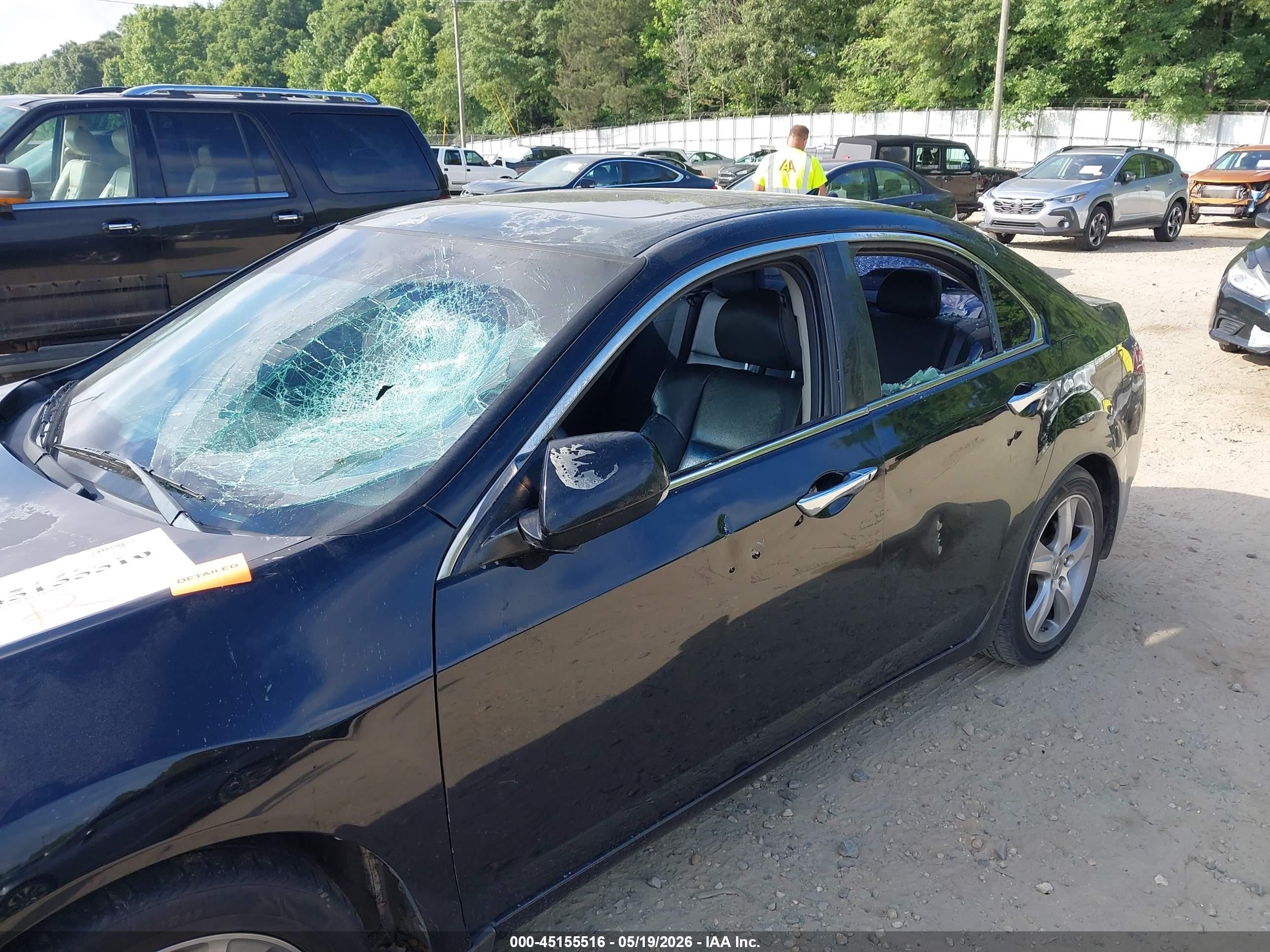 2011 Acura Tsx 2.4 Черный vin: JH4CU2F63BC006190