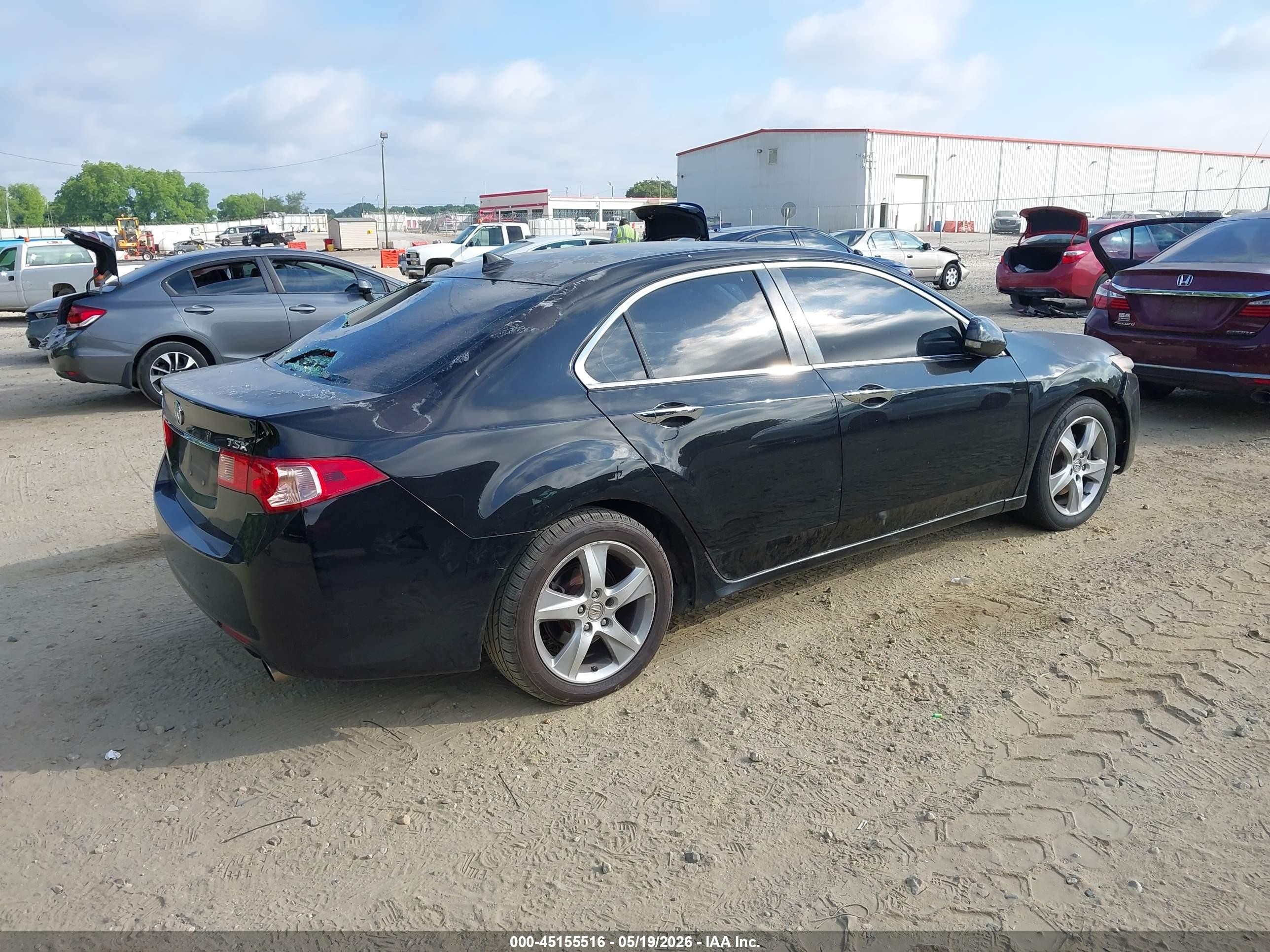 2011 Acura Tsx 2.4 Черный vin: JH4CU2F63BC006190