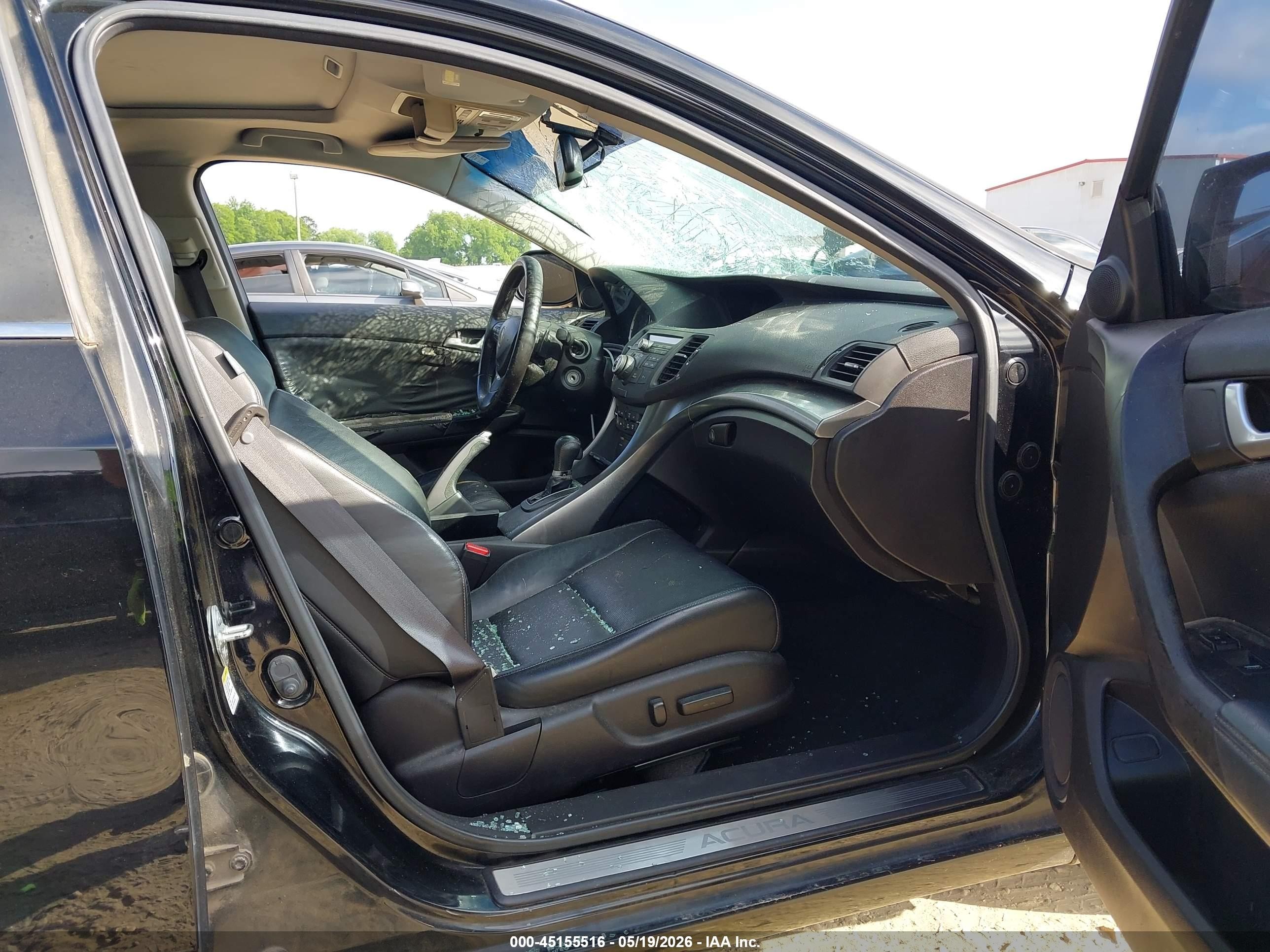 2011 Acura Tsx 2.4 Черный vin: JH4CU2F63BC006190