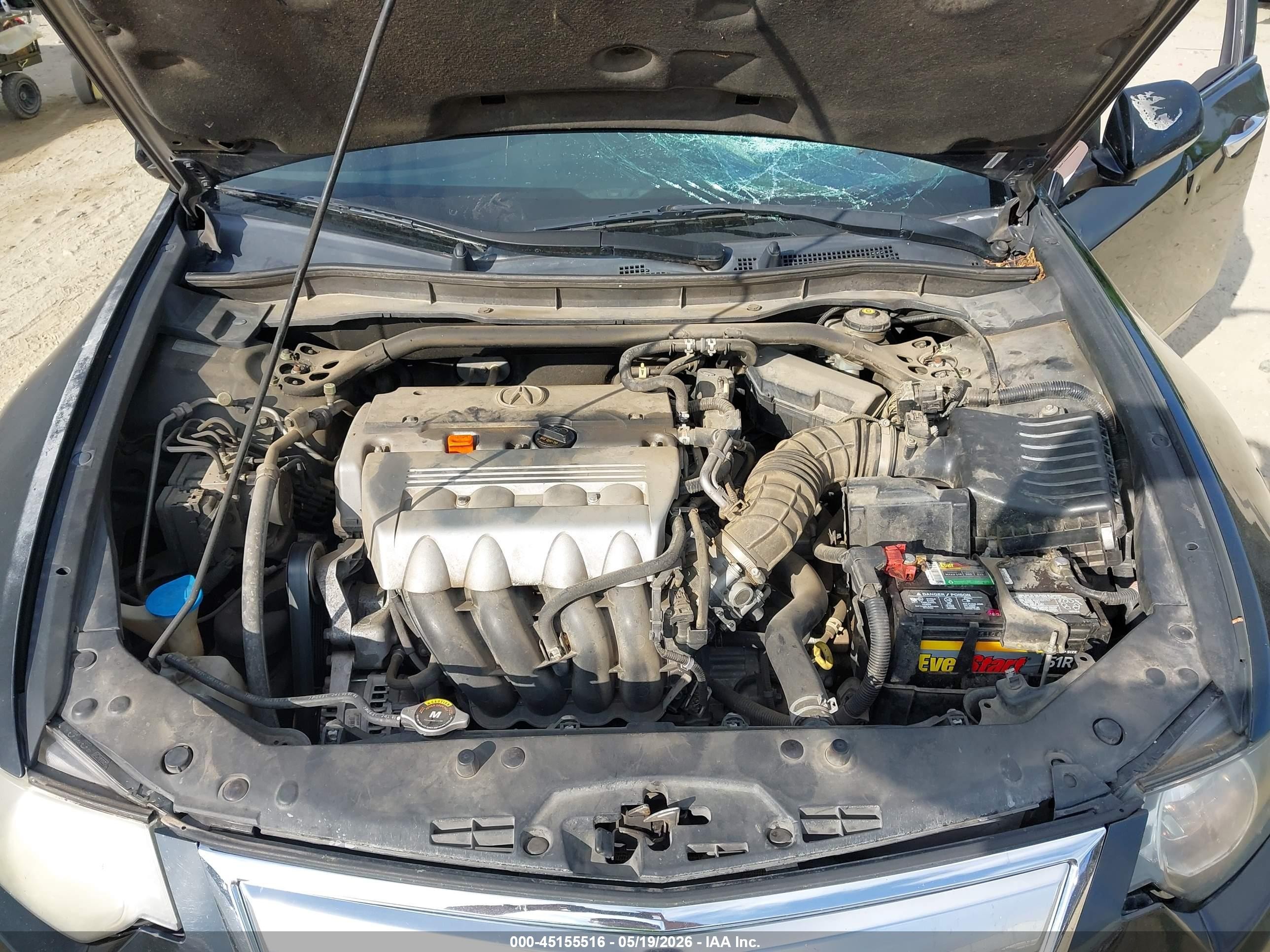 2011 Acura Tsx 2.4 Черный vin: JH4CU2F63BC006190