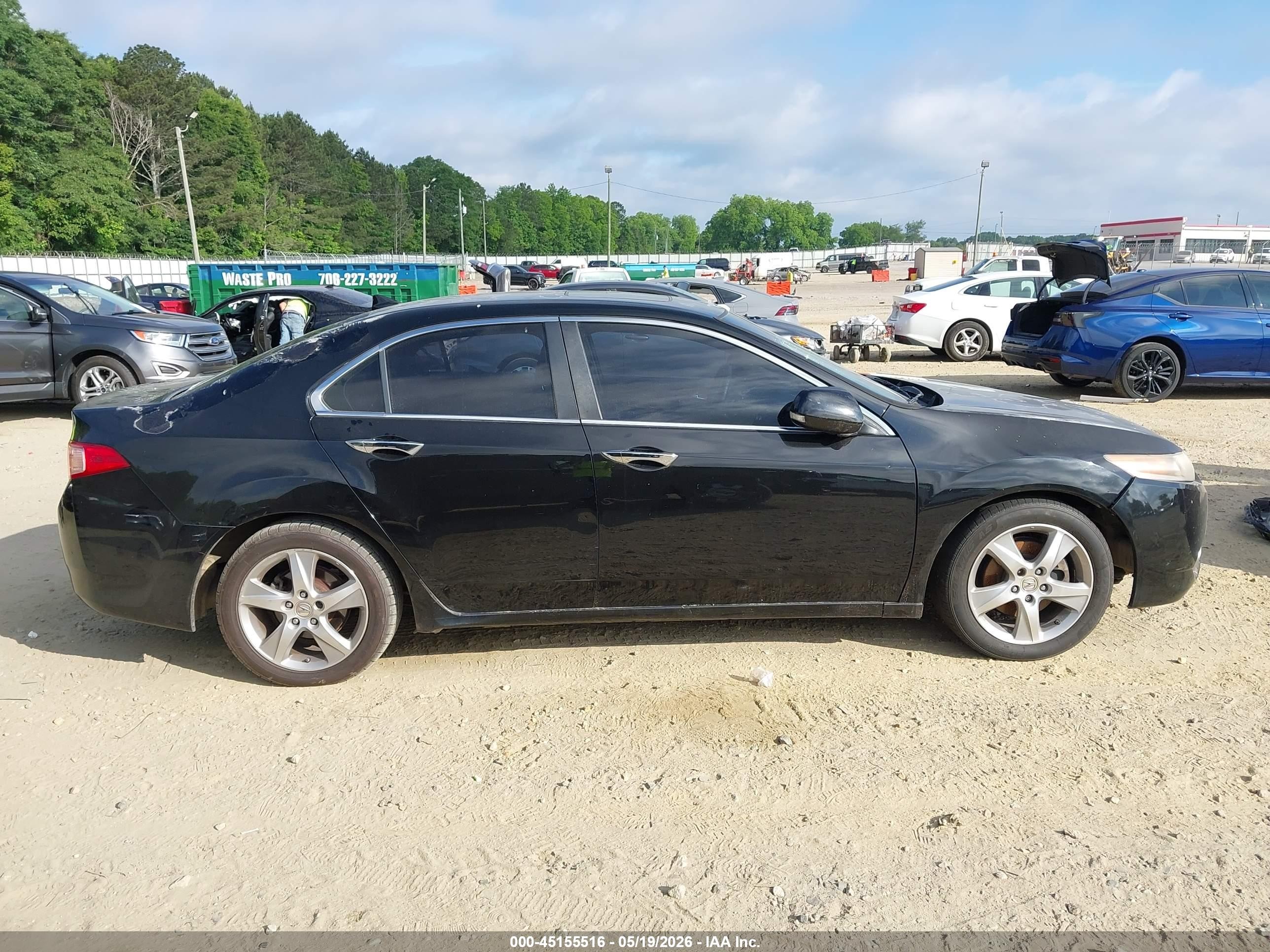 2011 Acura Tsx 2.4 Черный vin: JH4CU2F63BC006190