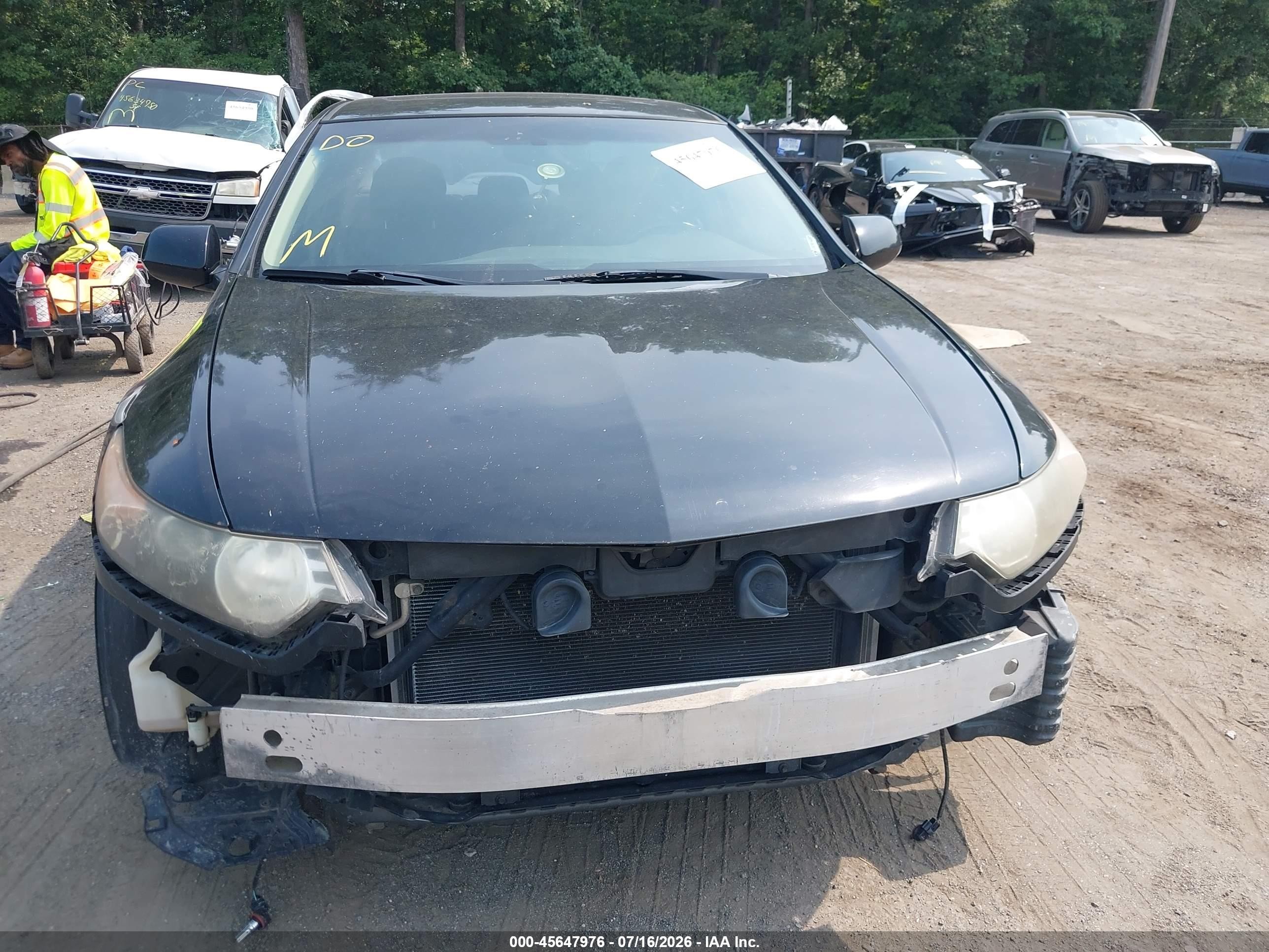 2011 Acura Tsx 2.4 Black vin: JH4CU2F63BC013298