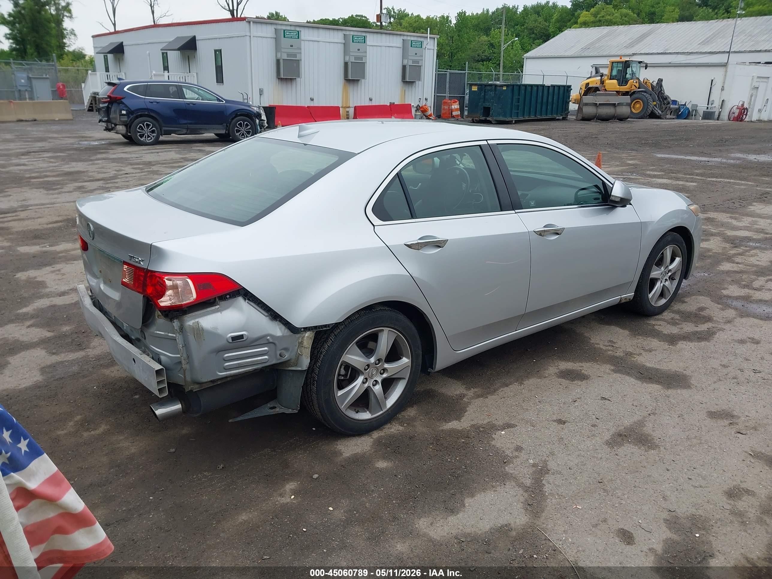 2011 Acura Tsx 2.4 Silver vin: JH4CU2F63BC018601