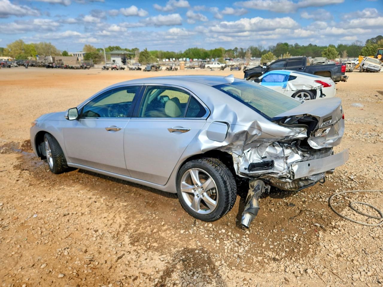 2012 Acura Tsx Tech Silver vin: JH4CU2F63CC019233