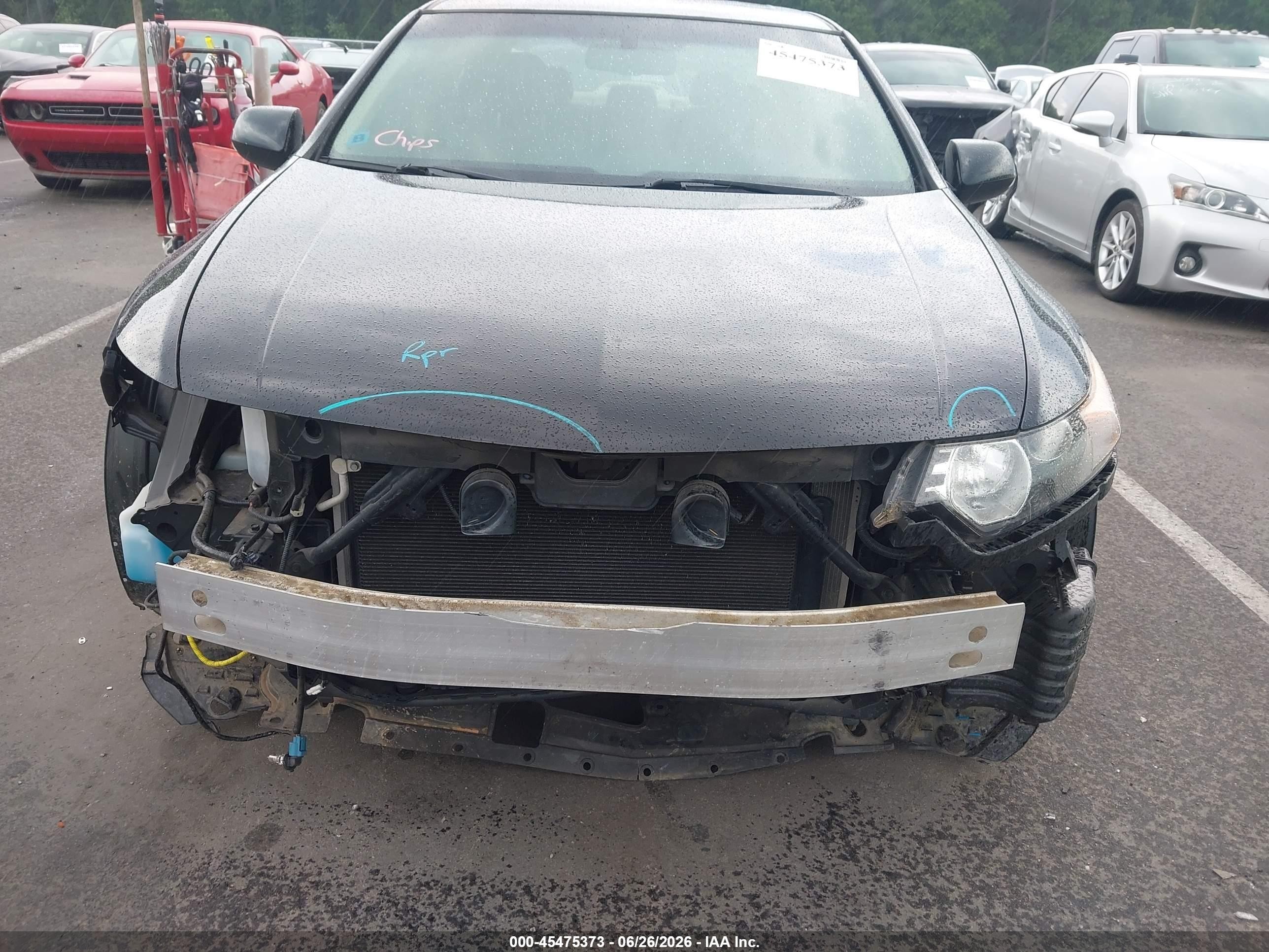2010 Acura Tsx 2.4 Black vin: JH4CU2F64AC000106