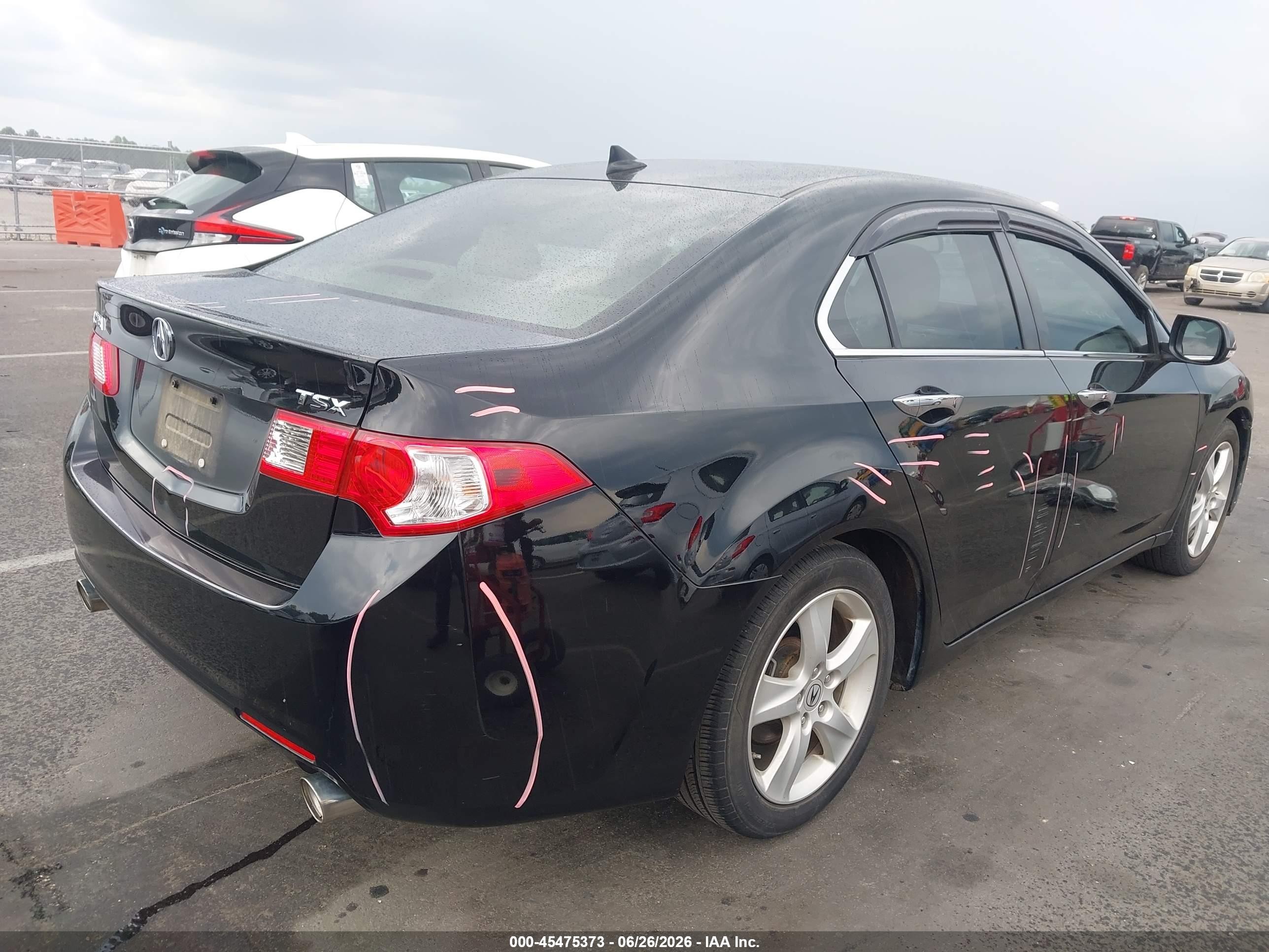 2010 Acura Tsx 2.4 Black vin: JH4CU2F64AC000106