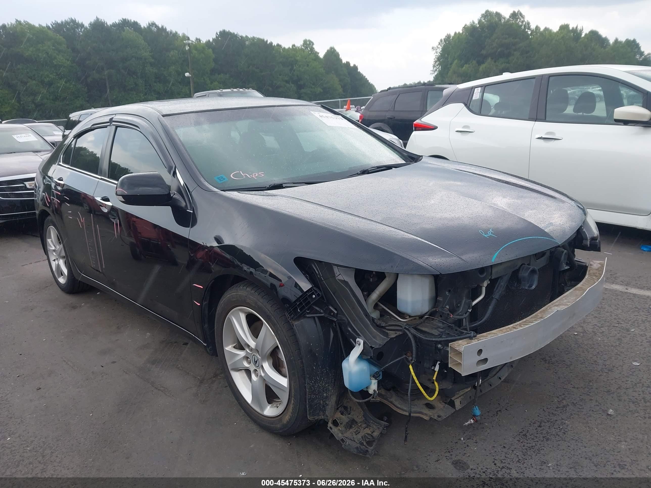 2010 Acura Tsx 2.4 Черный vin: JH4CU2F64AC000106