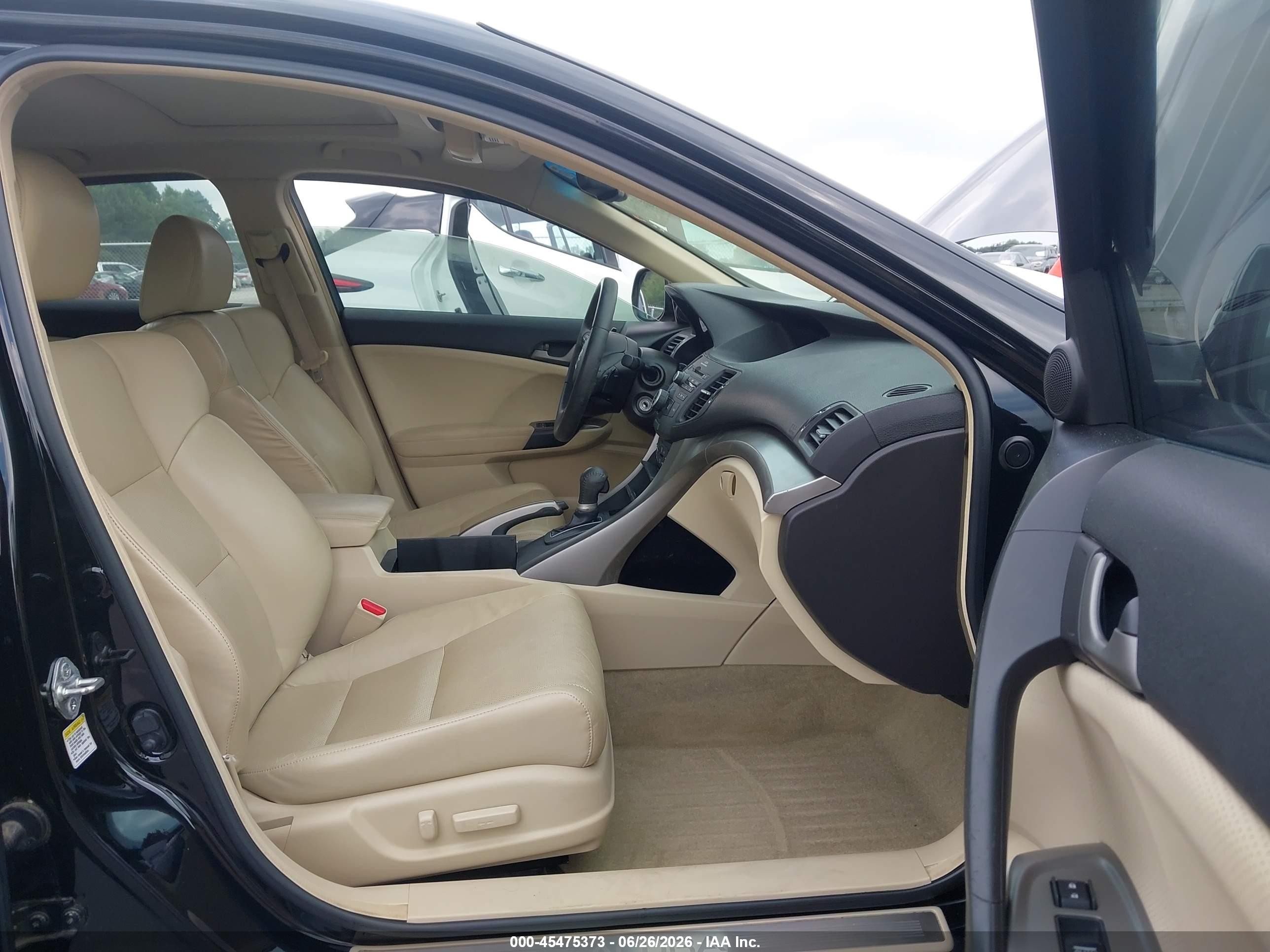 2010 Acura Tsx 2.4 Black vin: JH4CU2F64AC000106