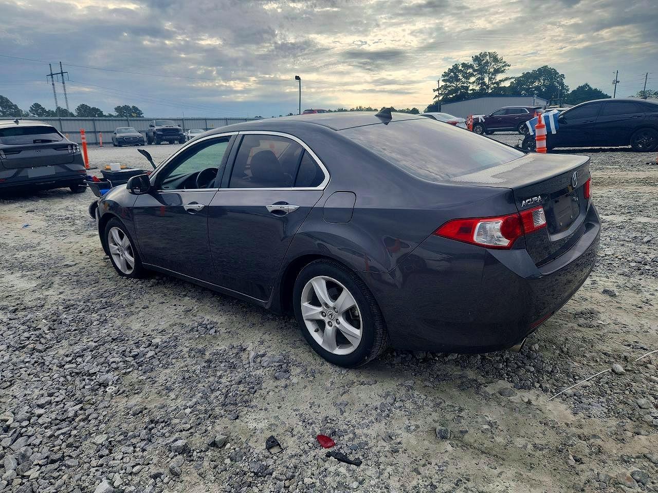 2010 Acura Tsx Gray vin: JH4CU2F64AC010148