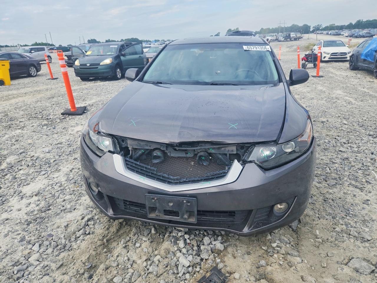 2010 Acura Tsx Gray vin: JH4CU2F64AC010148