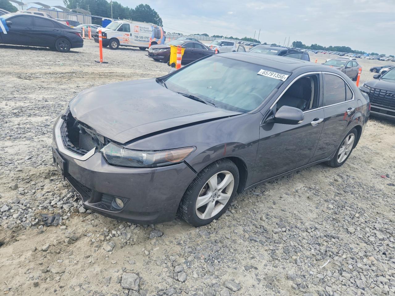 2010 Acura Tsx Gray vin: JH4CU2F64AC010148