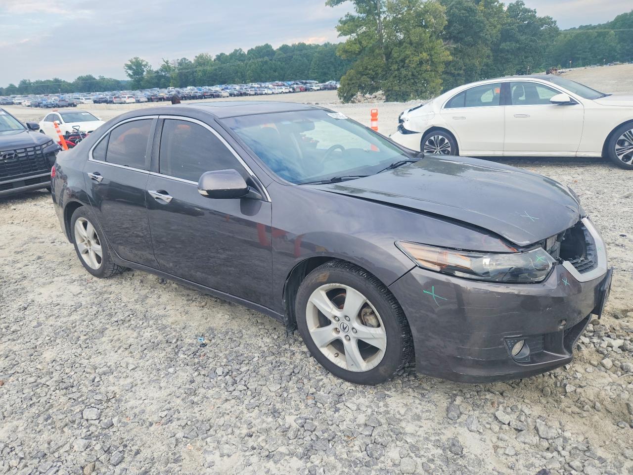 2010 Acura Tsx Gray vin: JH4CU2F64AC010148