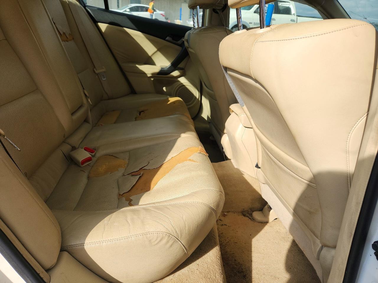 2010 Acura Tsx White vin: JH4CU2F64AC017441