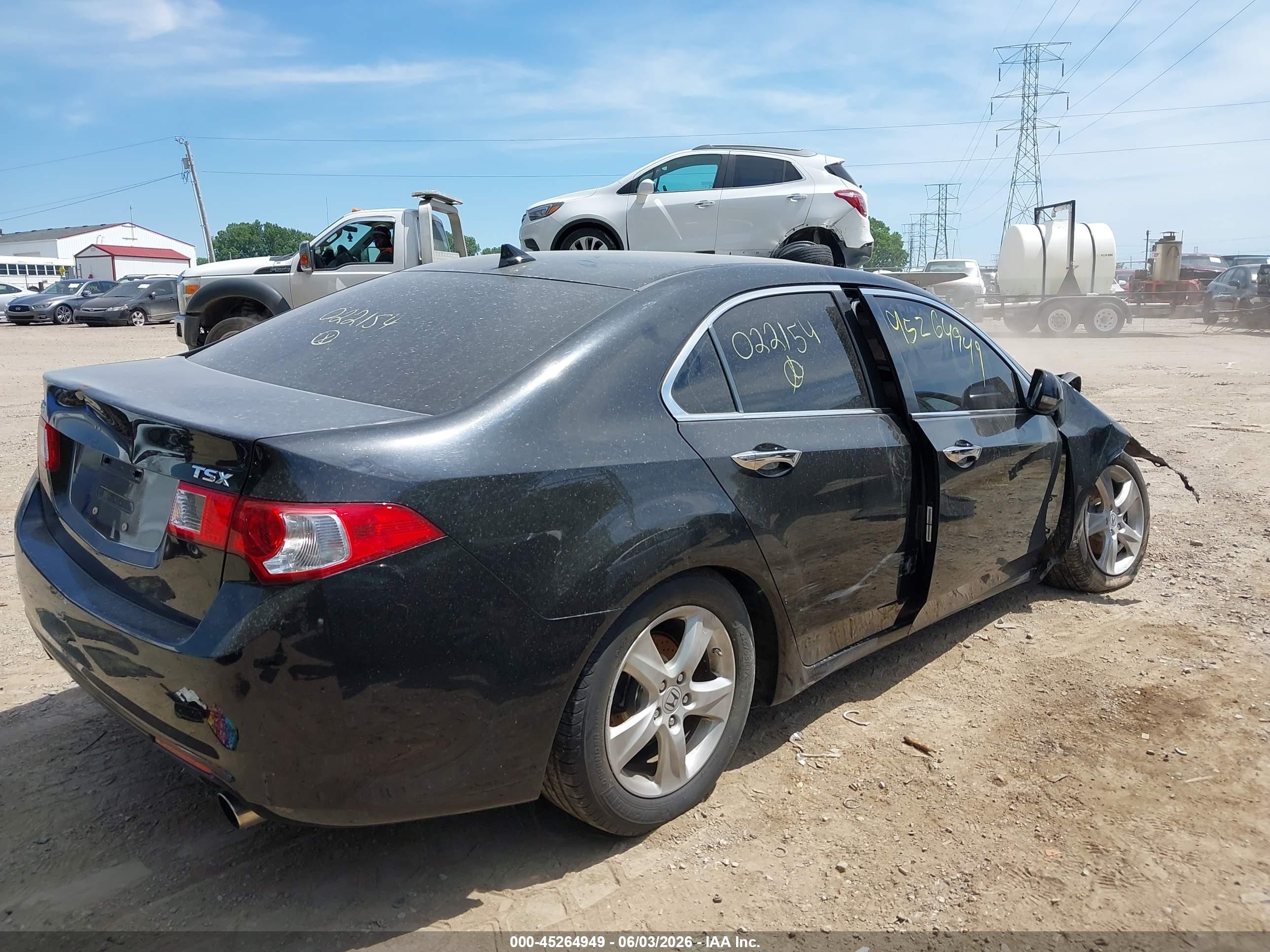 2010 Acura Tsx 2.4 Black vin: JH4CU2F64AC022154