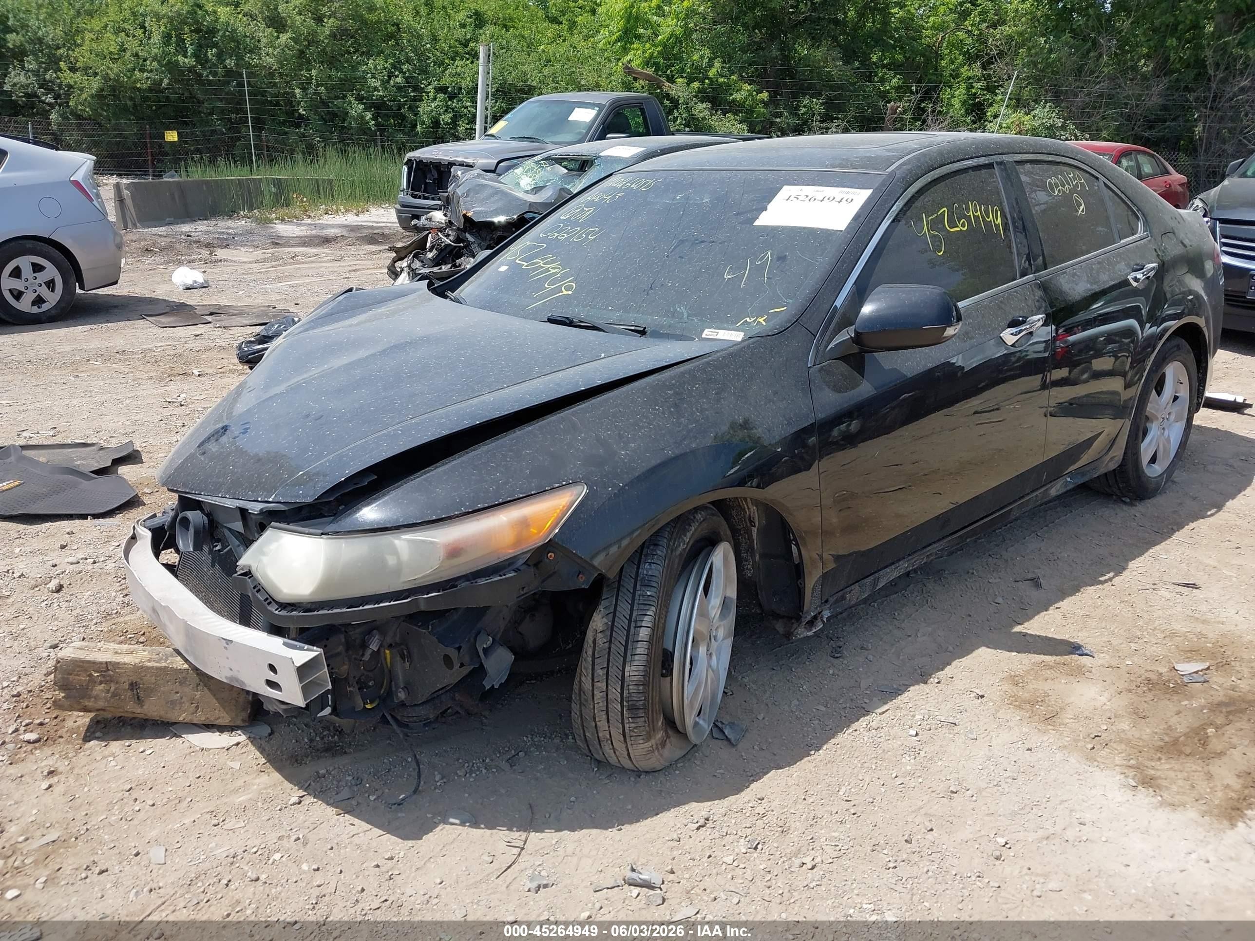 2010 Acura Tsx 2.4 Black vin: JH4CU2F64AC022154
