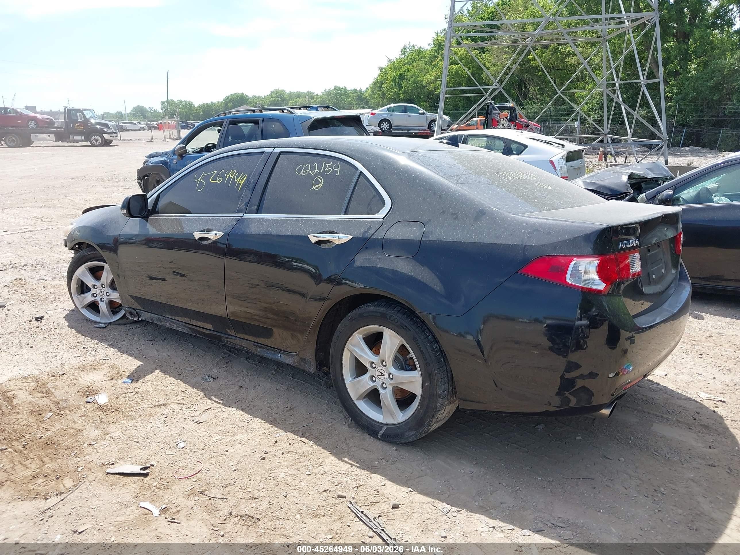 2010 Acura Tsx 2.4 Black vin: JH4CU2F64AC022154