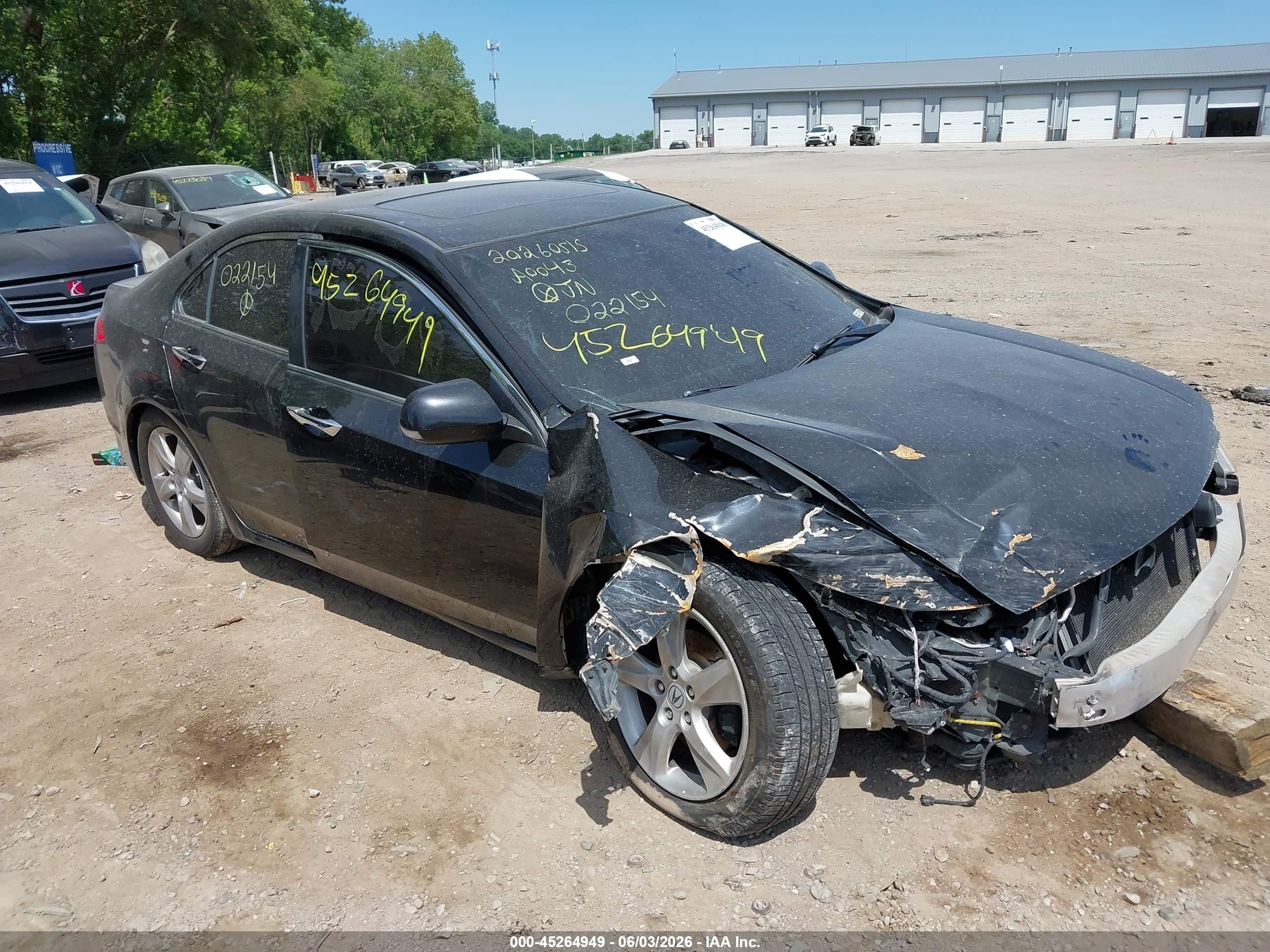 2010 Acura Tsx 2.4 Black vin: JH4CU2F64AC022154