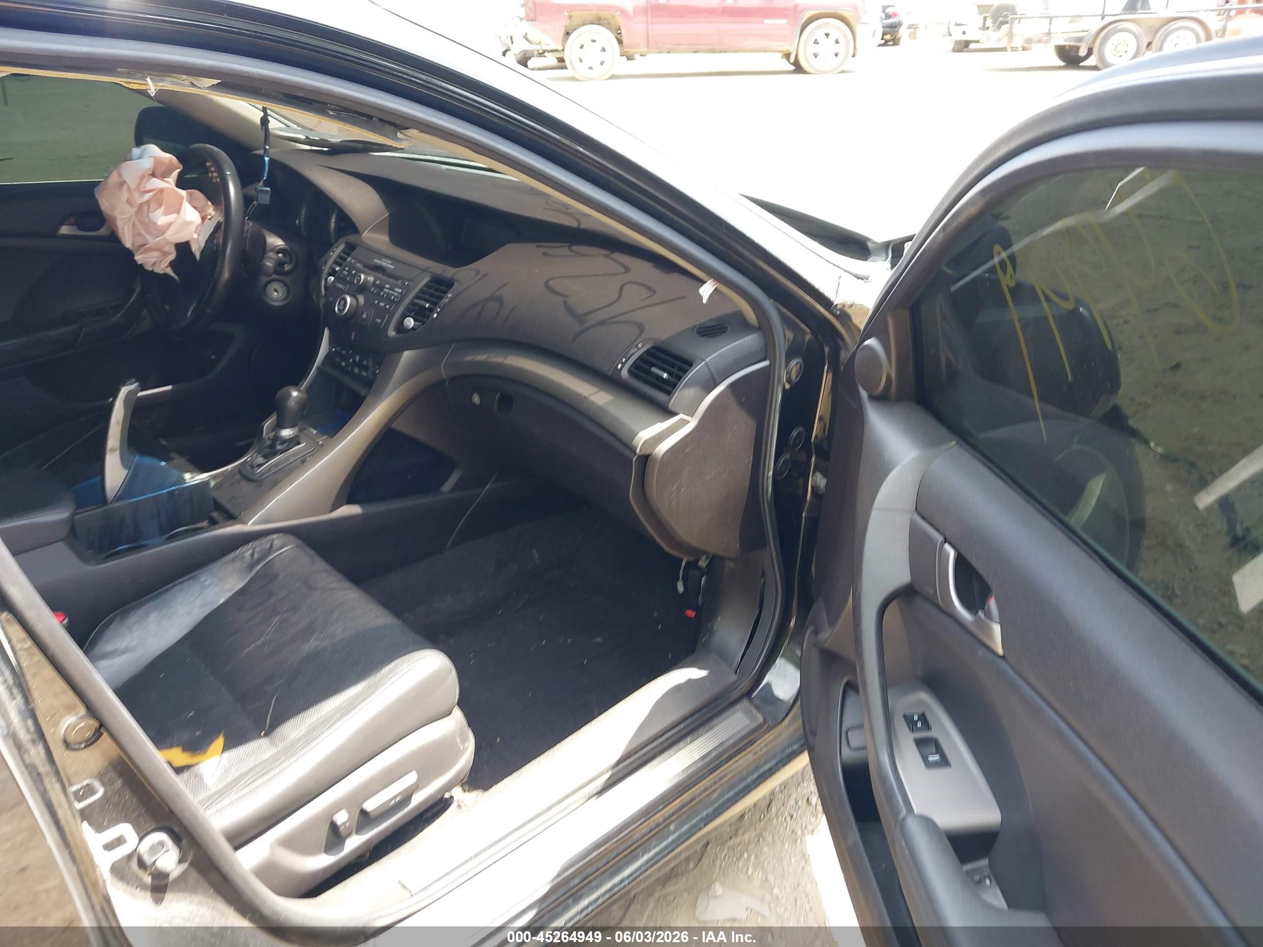 2010 Acura Tsx 2.4 Black vin: JH4CU2F64AC022154