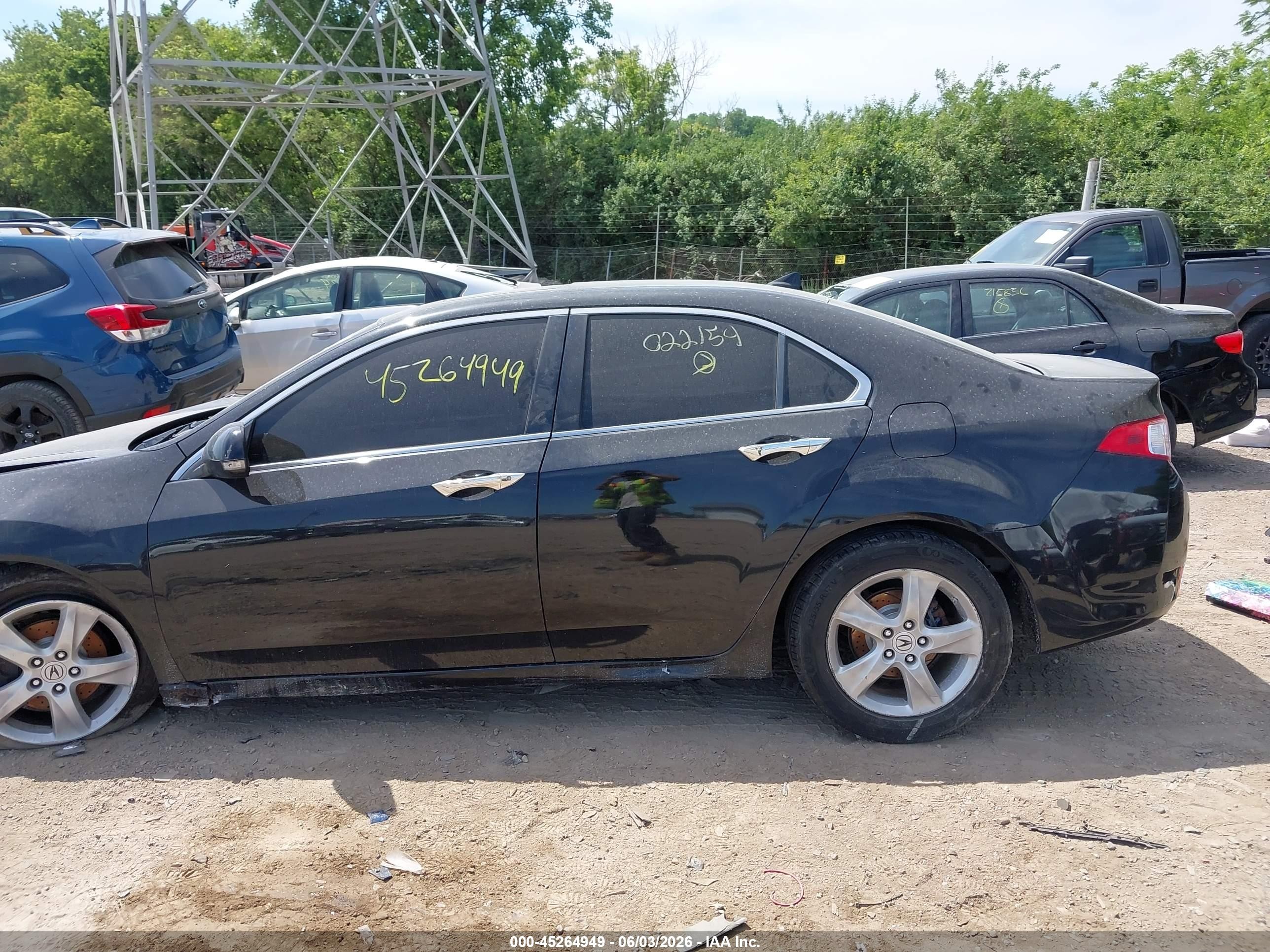 2010 Acura Tsx 2.4 Black vin: JH4CU2F64AC022154