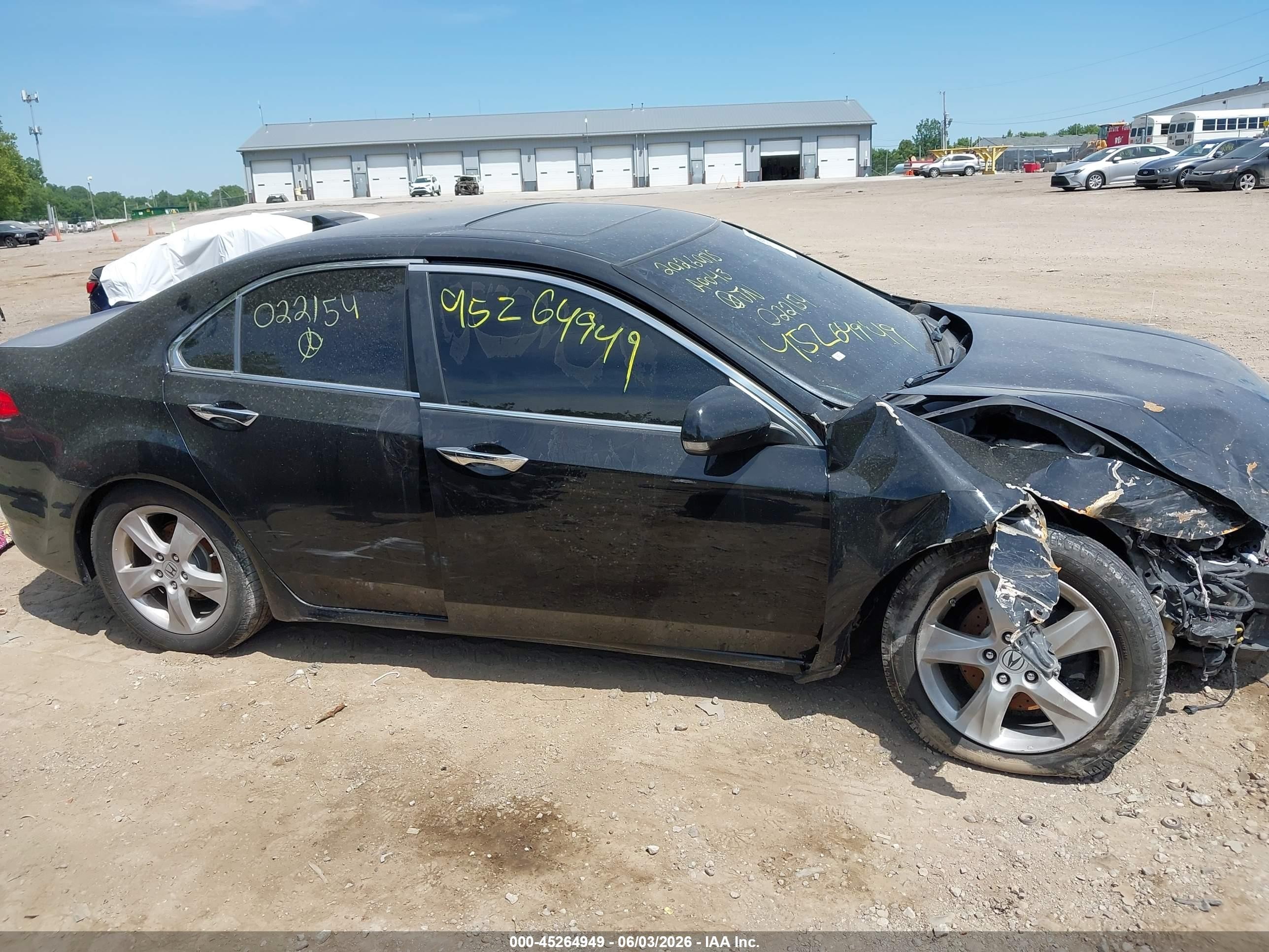 2010 Acura Tsx 2.4 Black vin: JH4CU2F64AC022154
