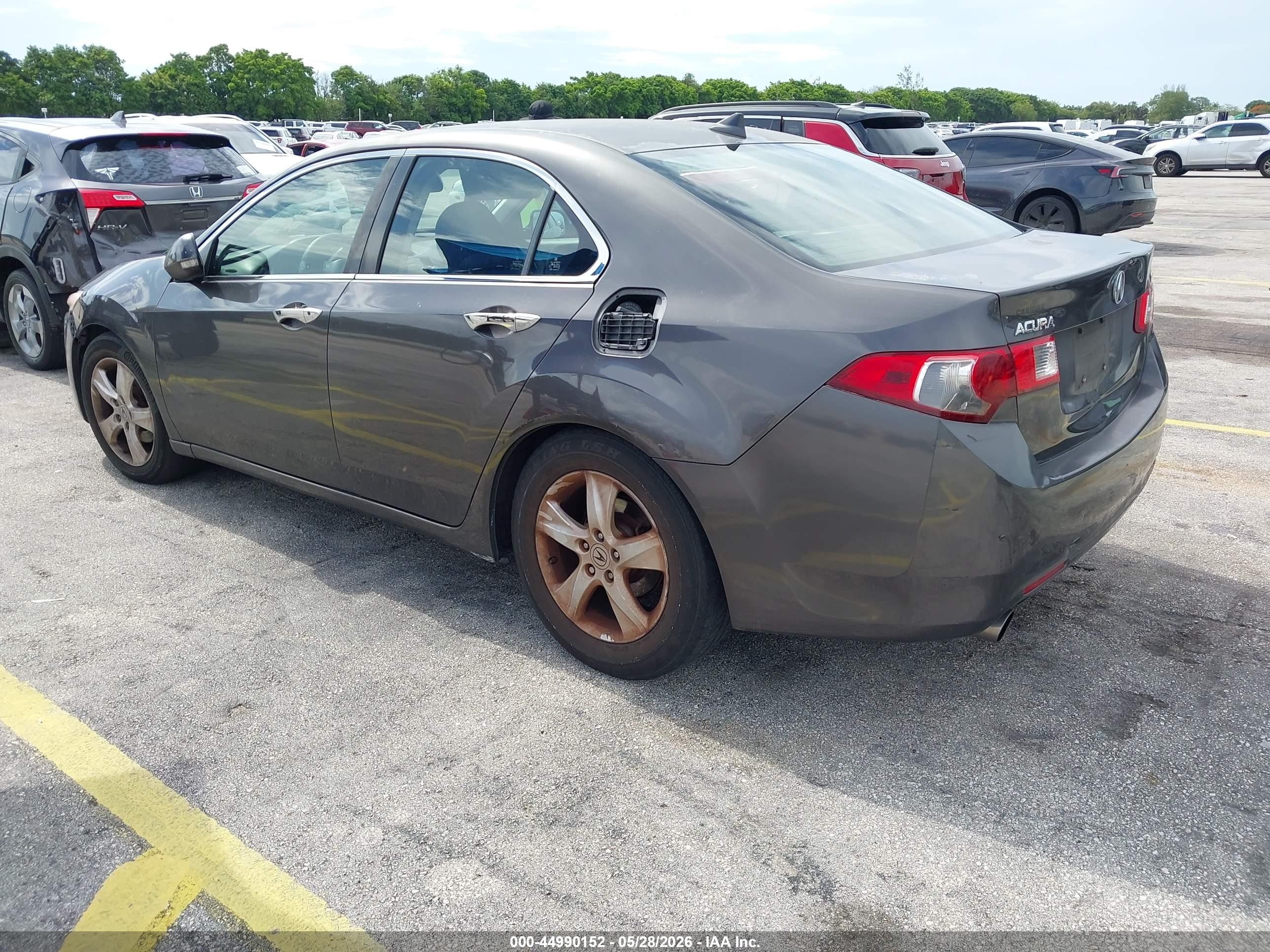 2010 Acura Tsx 2.4 Серый vin: JH4CU2F64AC023711