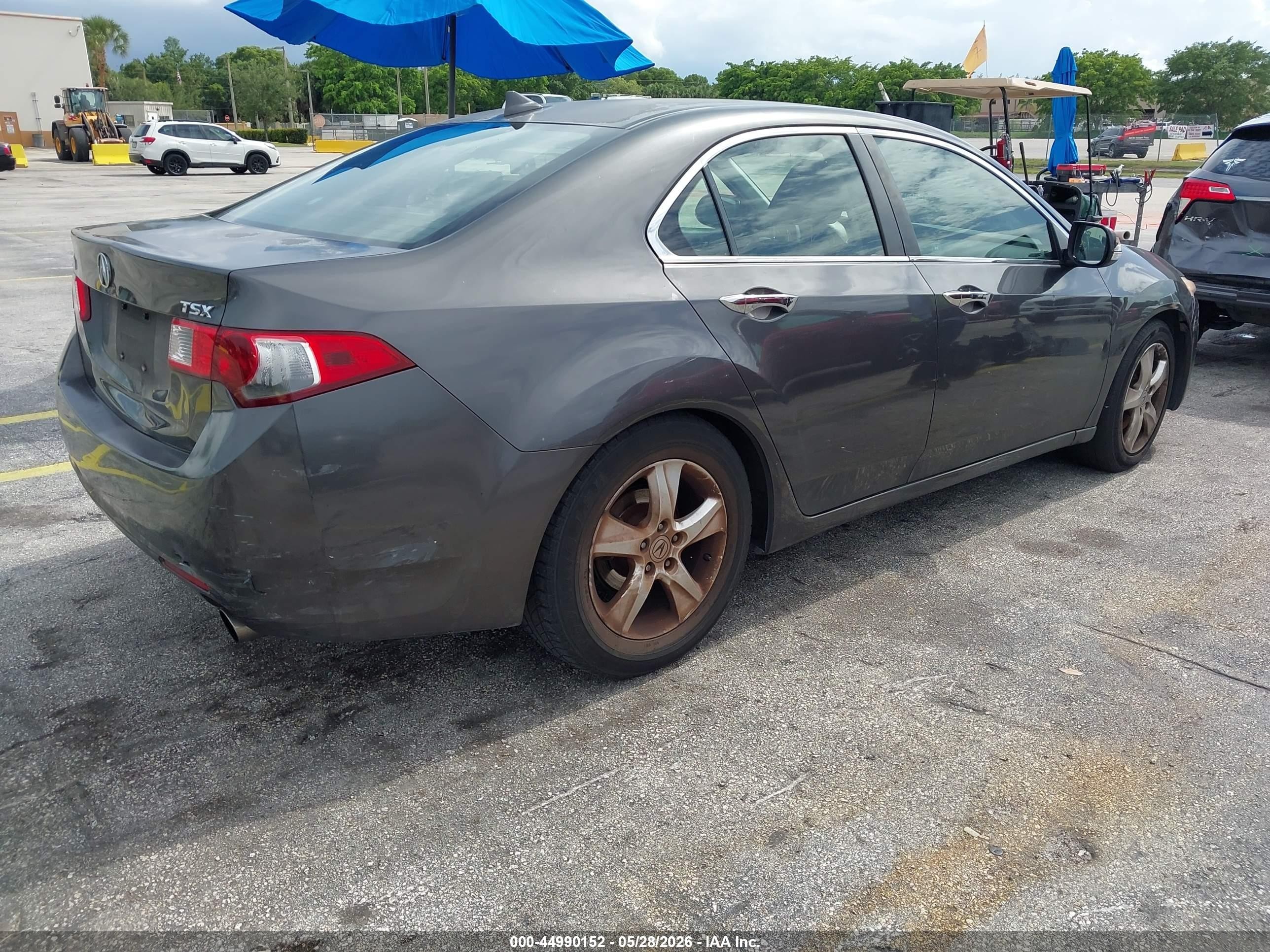 2010 Acura Tsx 2.4 Серый vin: JH4CU2F64AC023711