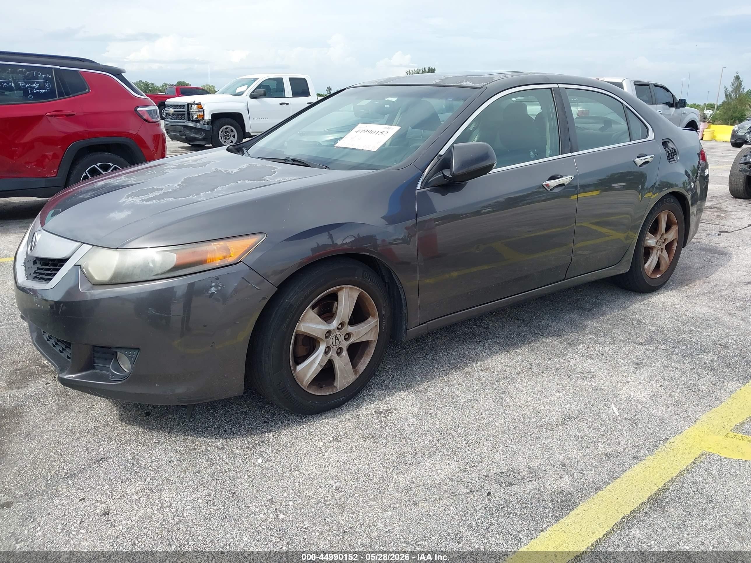 2010 Acura Tsx 2.4 Серый vin: JH4CU2F64AC023711