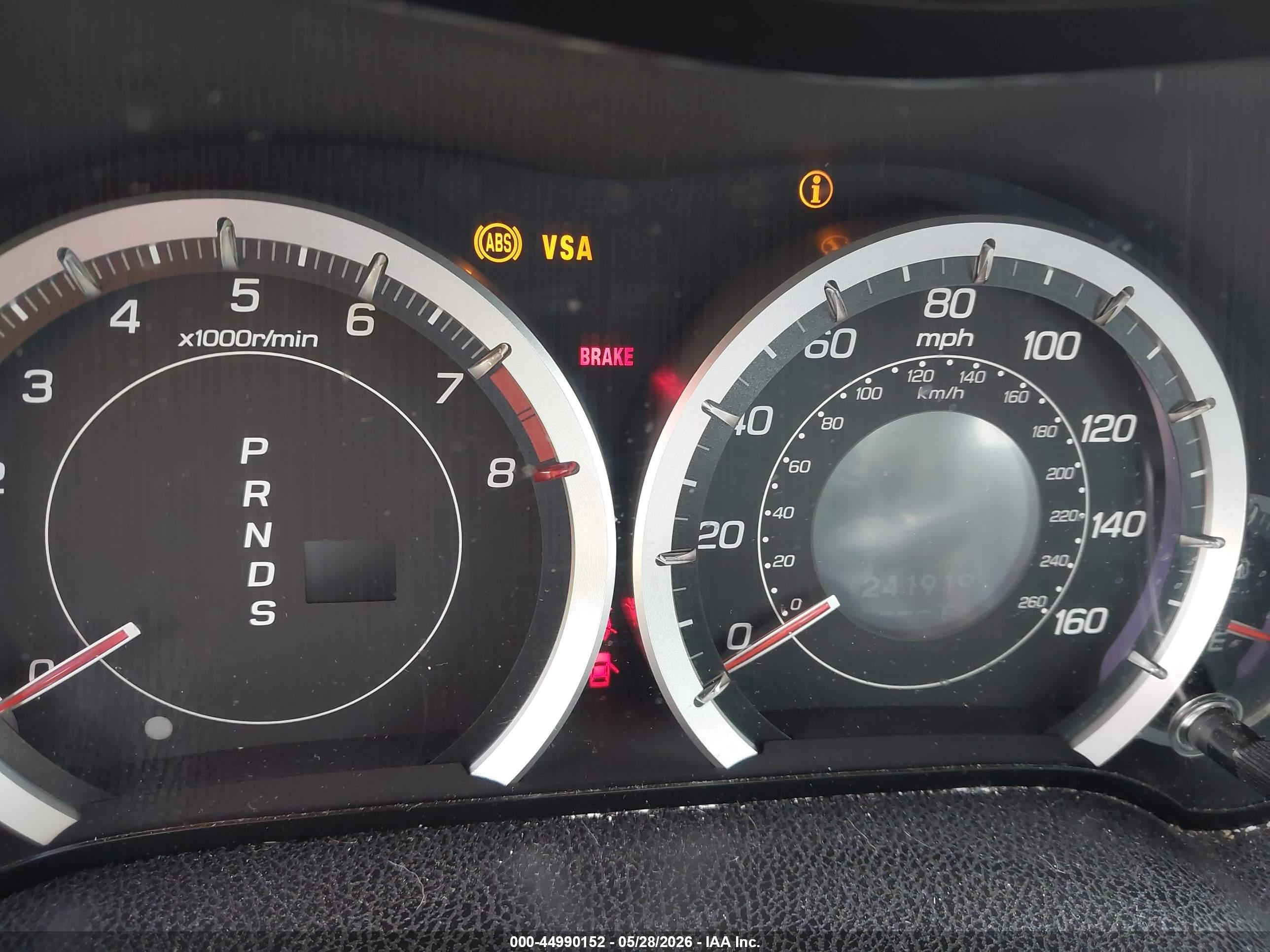 2010 Acura Tsx 2.4 Серый vin: JH4CU2F64AC023711