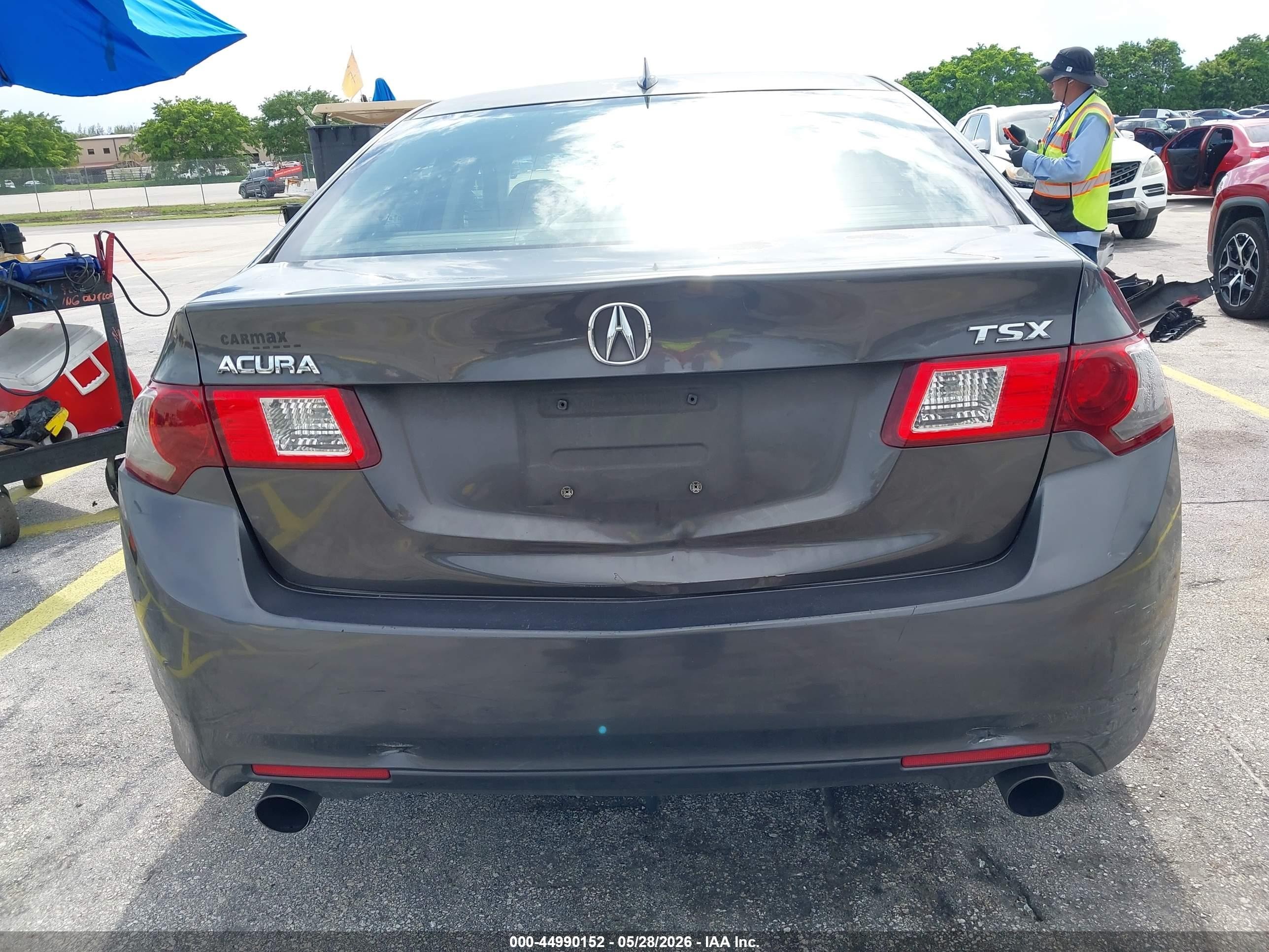2010 Acura Tsx 2.4 Серый vin: JH4CU2F64AC023711