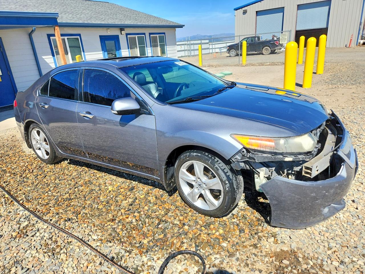 2010 Acura Tsx Gray vin: JH4CU2F64AC026527