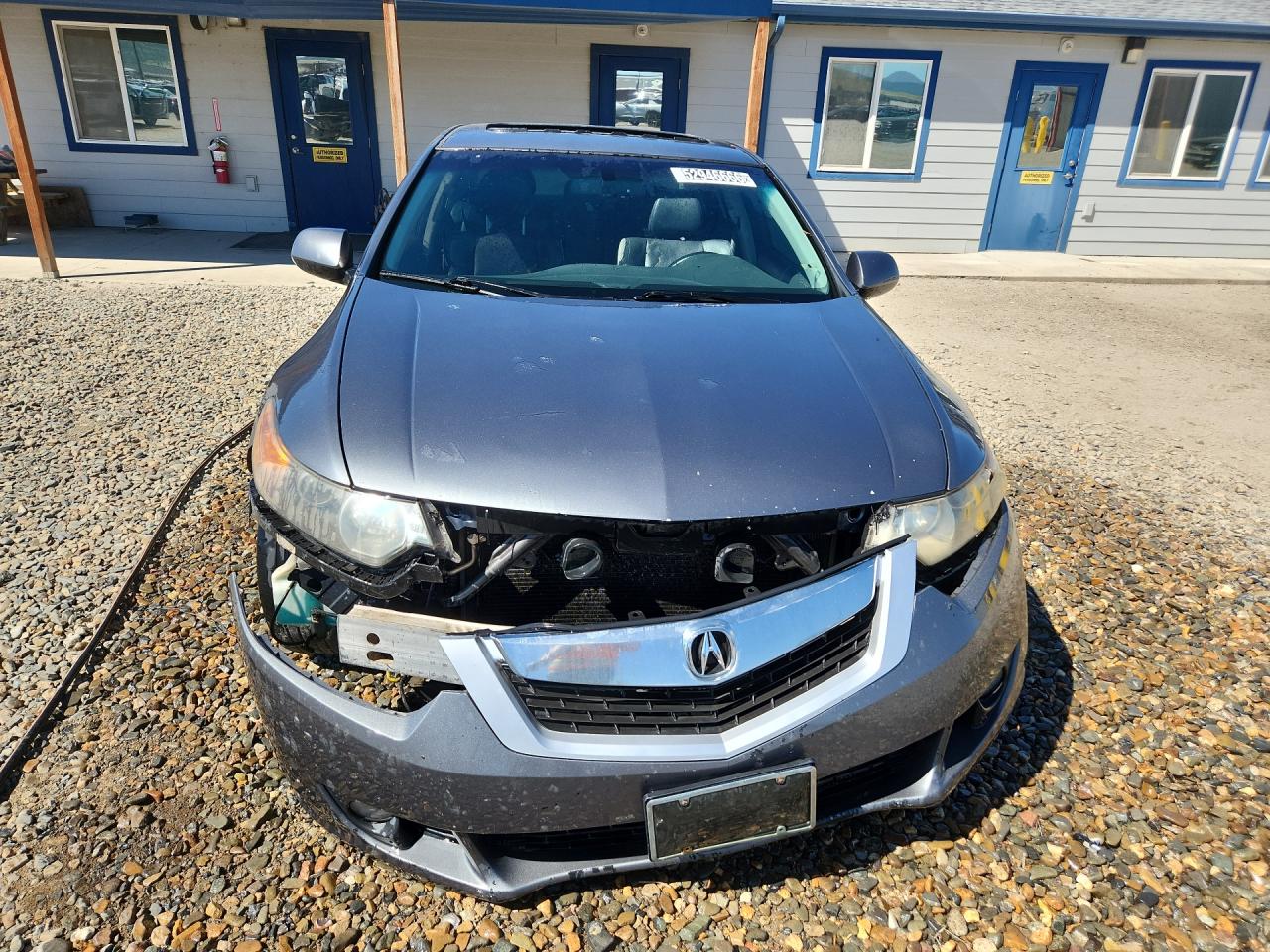 2010 Acura Tsx Gray vin: JH4CU2F64AC026527 Damage: Front Bumper/Cover, Broken, Replacement Required