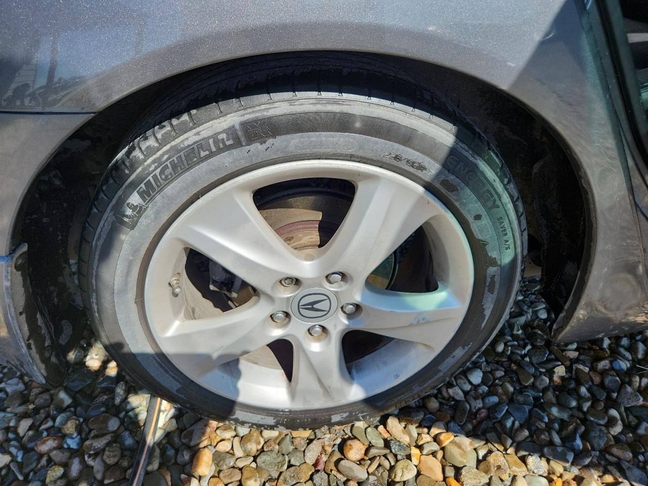 2010 Acura Tsx Gray vin: JH4CU2F64AC026527 Damage: Right Rear Wheel, Curb Rash, > 12 Inches