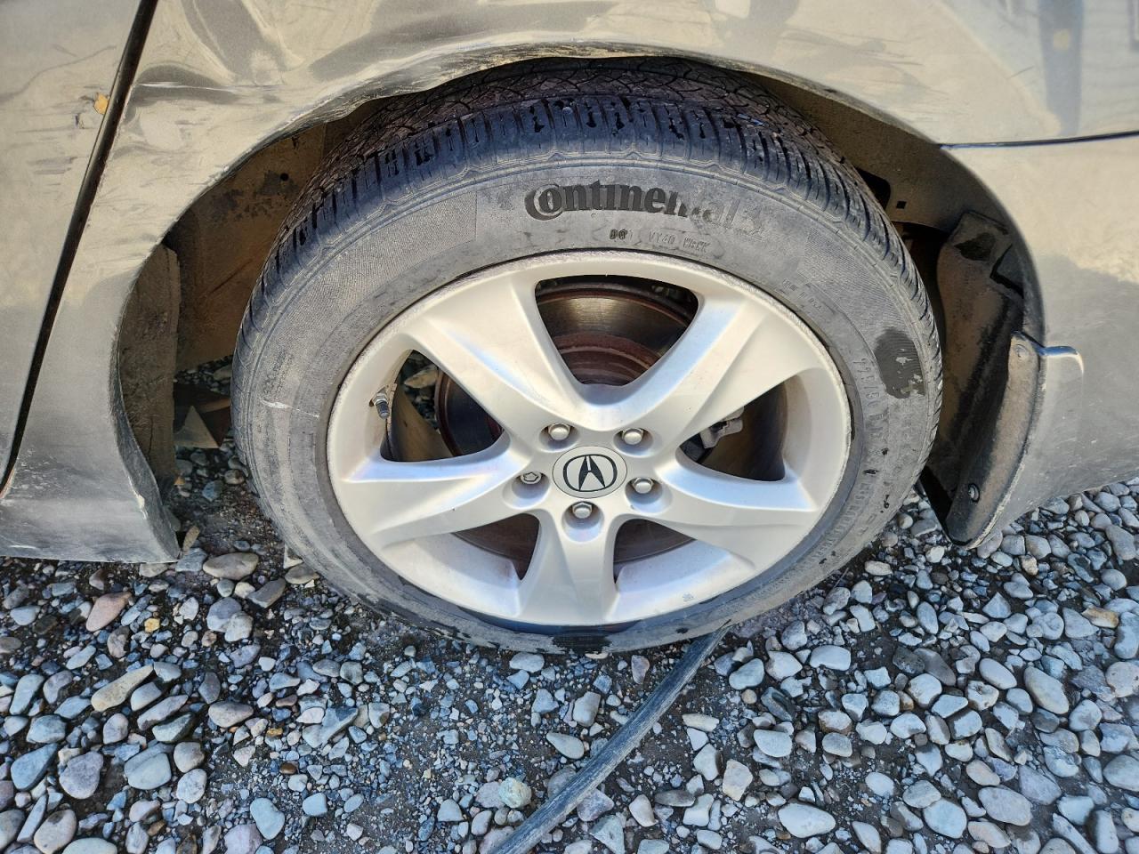 2010 Acura Tsx Gray vin: JH4CU2F64AC026527 Damage: Left Rear Wheel, Curb Rash, > 12 Inches