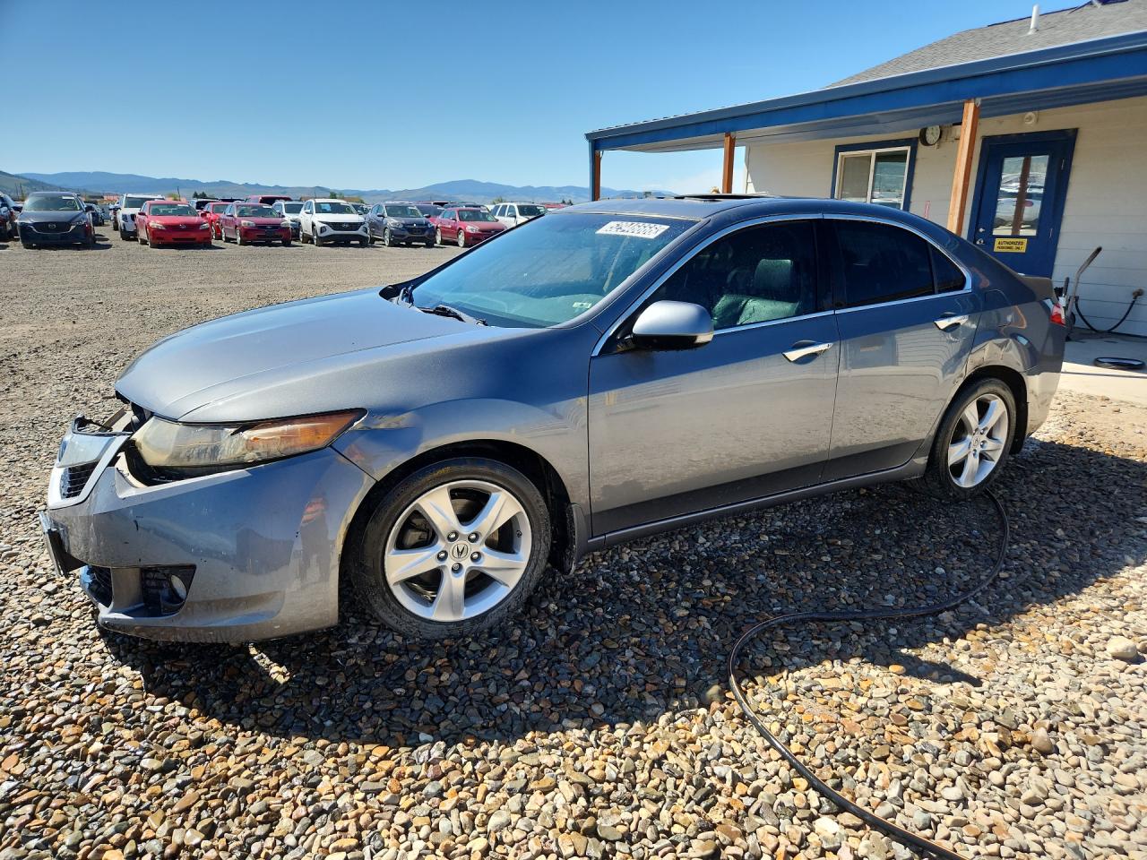 2010 Acura Tsx Gray vin: JH4CU2F64AC026527 Damage: Left Front Fender, Dent(S) W/ Paint Dmg, 5 To 6 Inches