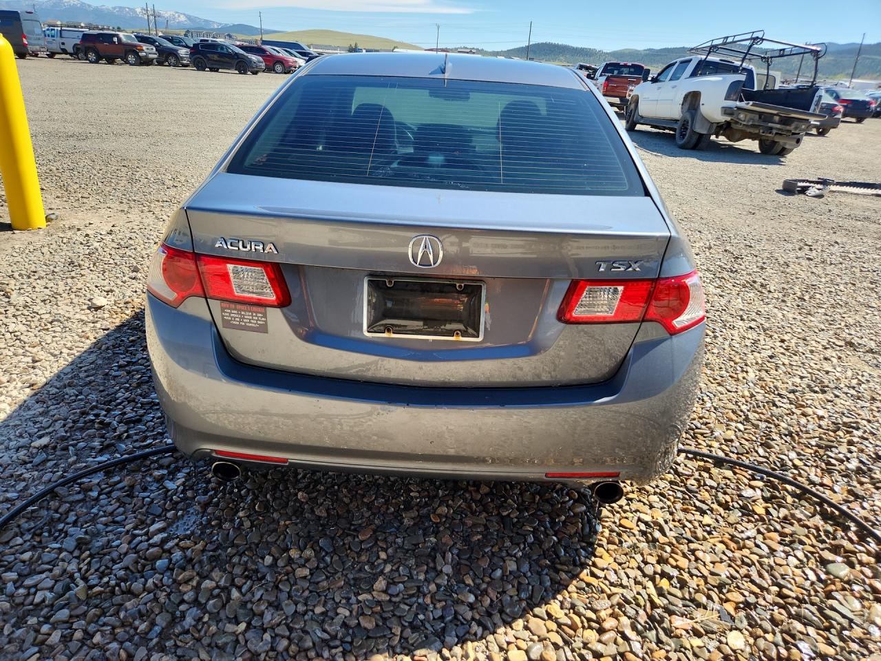 2010 Acura Tsx Gray vin: JH4CU2F64AC026527 Damage: Rear Bumper/Cover, Scraped, 3 To 4 Inches