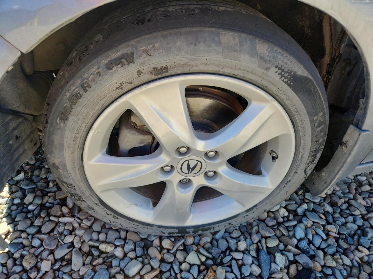 2010 Acura Tsx Gray vin: JH4CU2F64AC026527 Damage: Left Front Wheel, Curb Rash, > 12 Inches