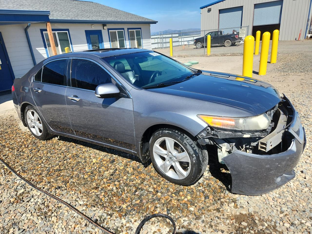 2010 Acura Tsx Gray vin: JH4CU2F64AC026527 Damage: Right Front Fender, Dent(S) W/ Paint Dmg, 1/2 To 1 Inch