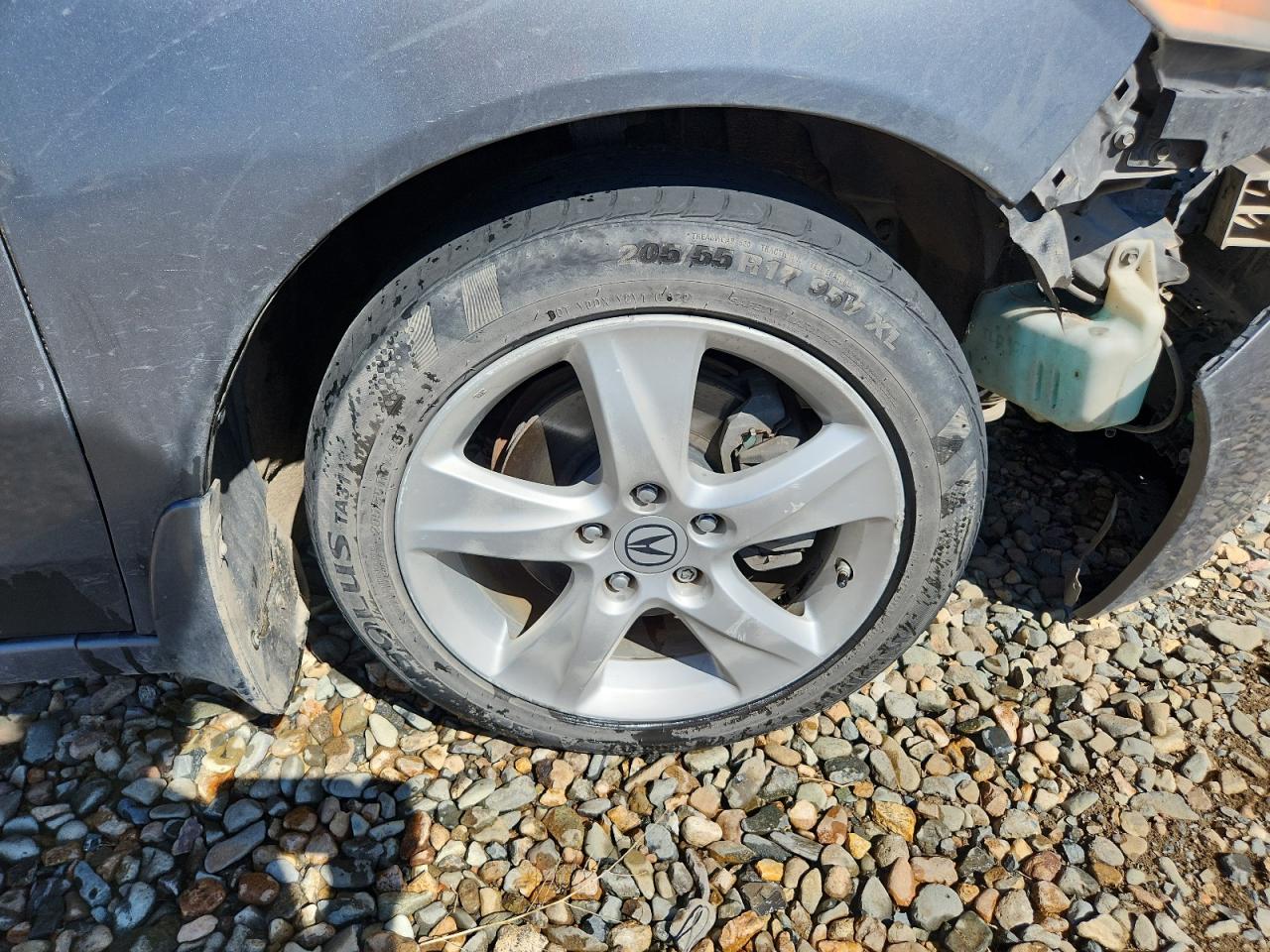 2010 Acura Tsx Gray vin: JH4CU2F64AC026527 Damage: Right Front Wheel, Curb Rash, 9 To 10 Inches