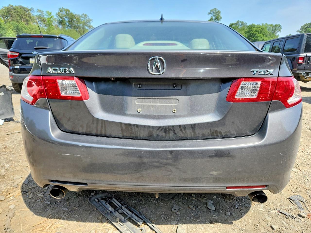 2010 Acura Tsx Gray vin: JH4CU2F64AC029301