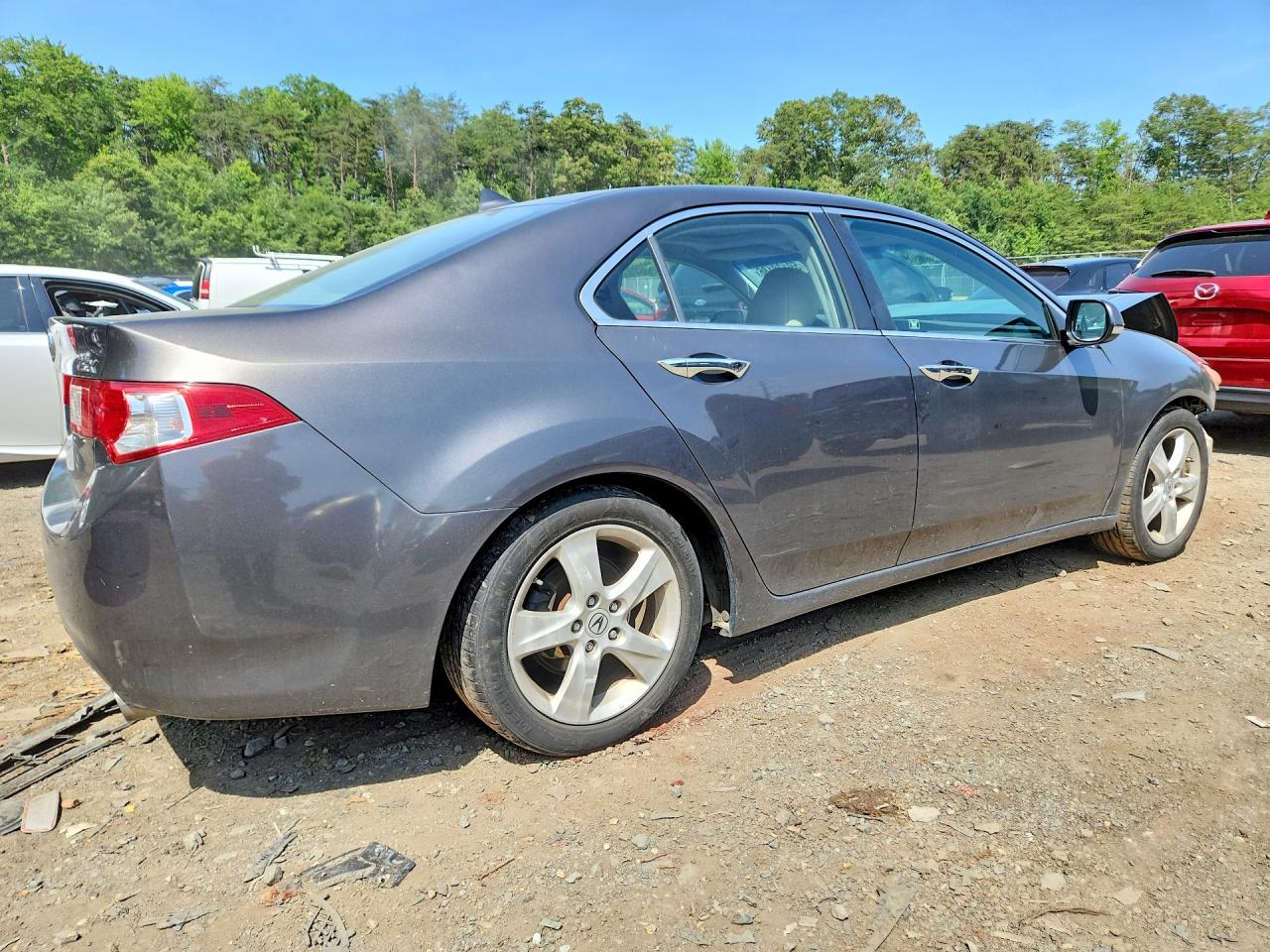 2010 Acura Tsx Gray vin: JH4CU2F64AC029301