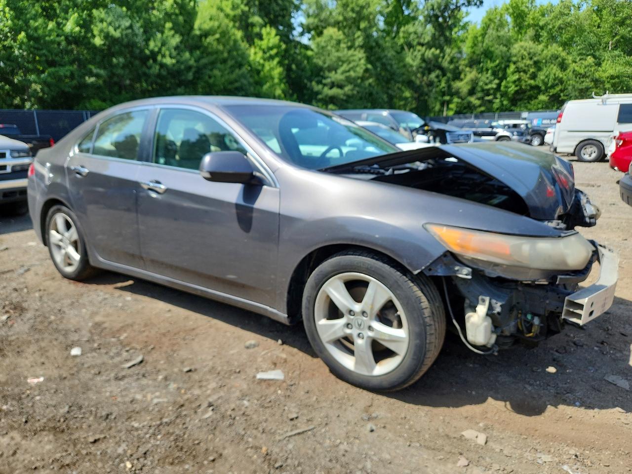 2010 Acura Tsx Gray vin: JH4CU2F64AC029301