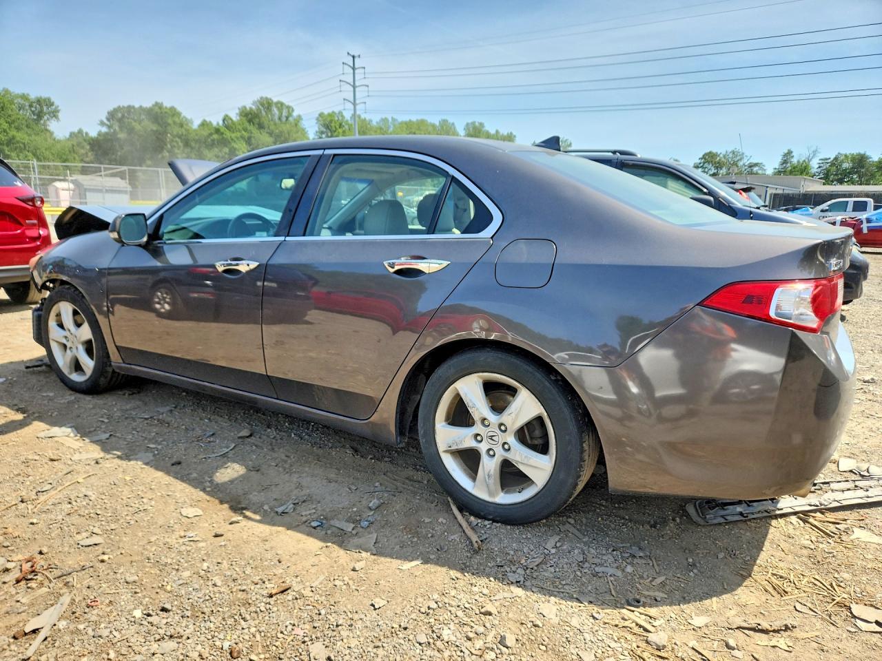 2010 Acura Tsx Gray vin: JH4CU2F64AC029301