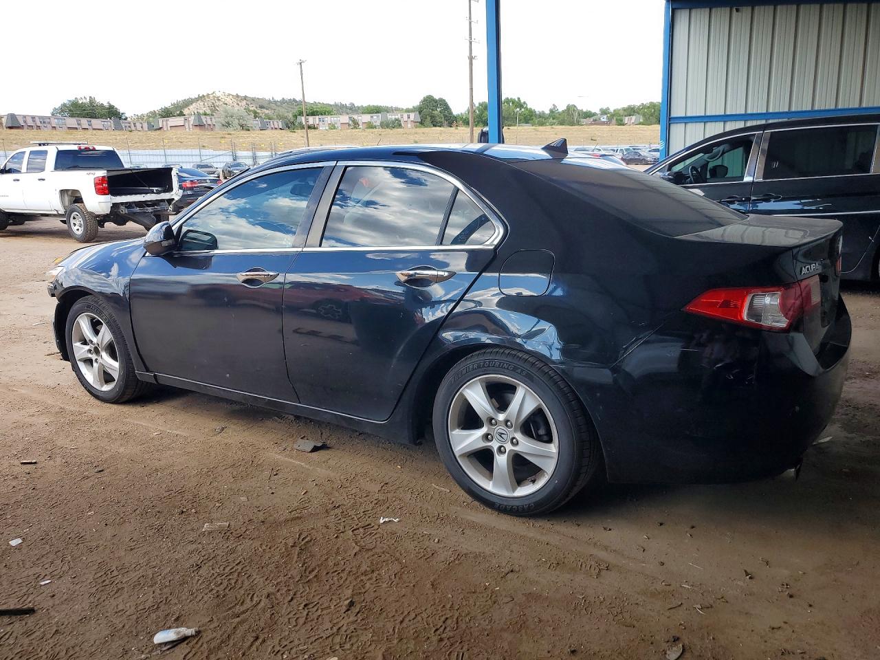 2010 Acura Tsx Black vin: JH4CU2F64AC029881